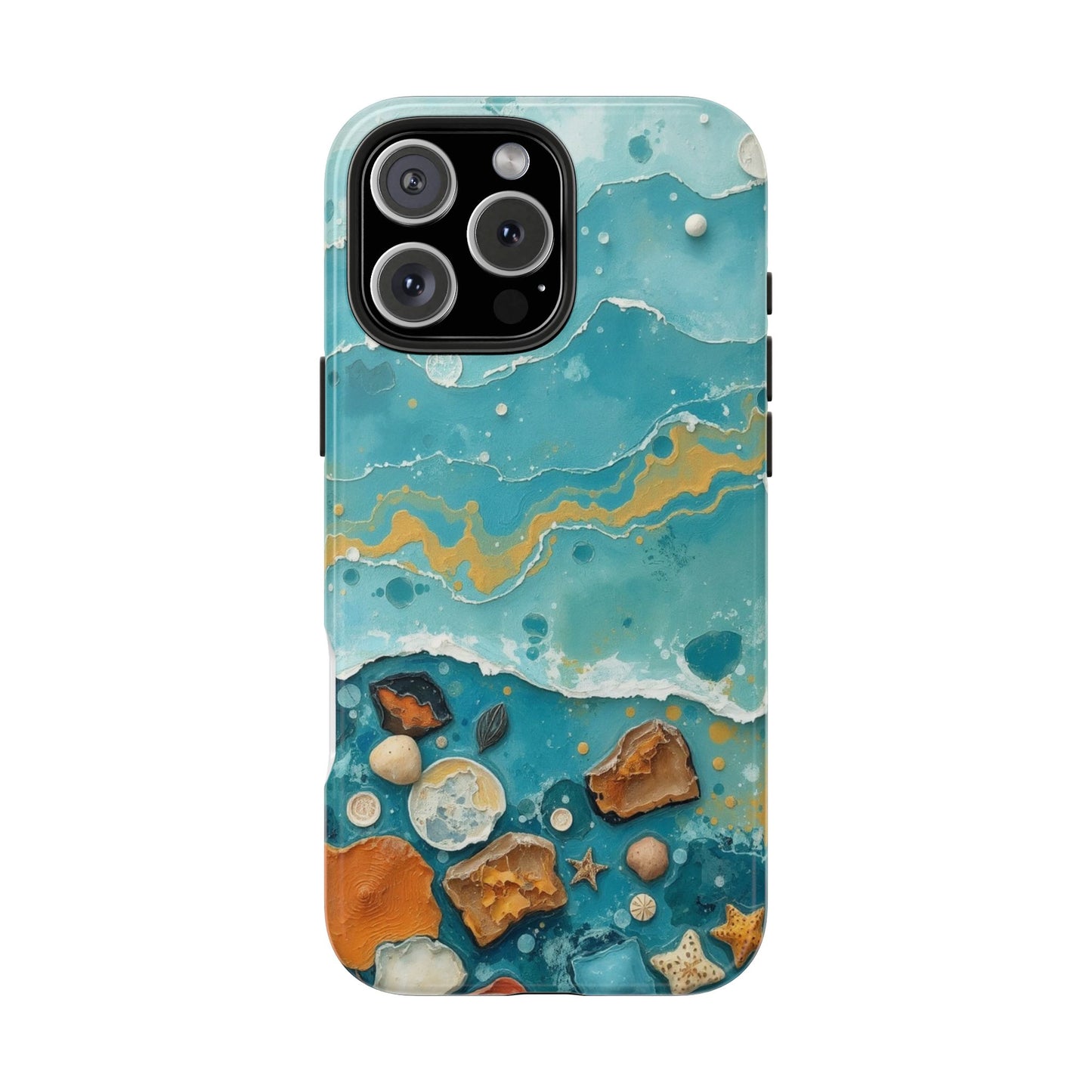Ocean-Inspired Tough Phone Cases - Coastal Beach Vibe, Easy Accessory for Beach Lovers