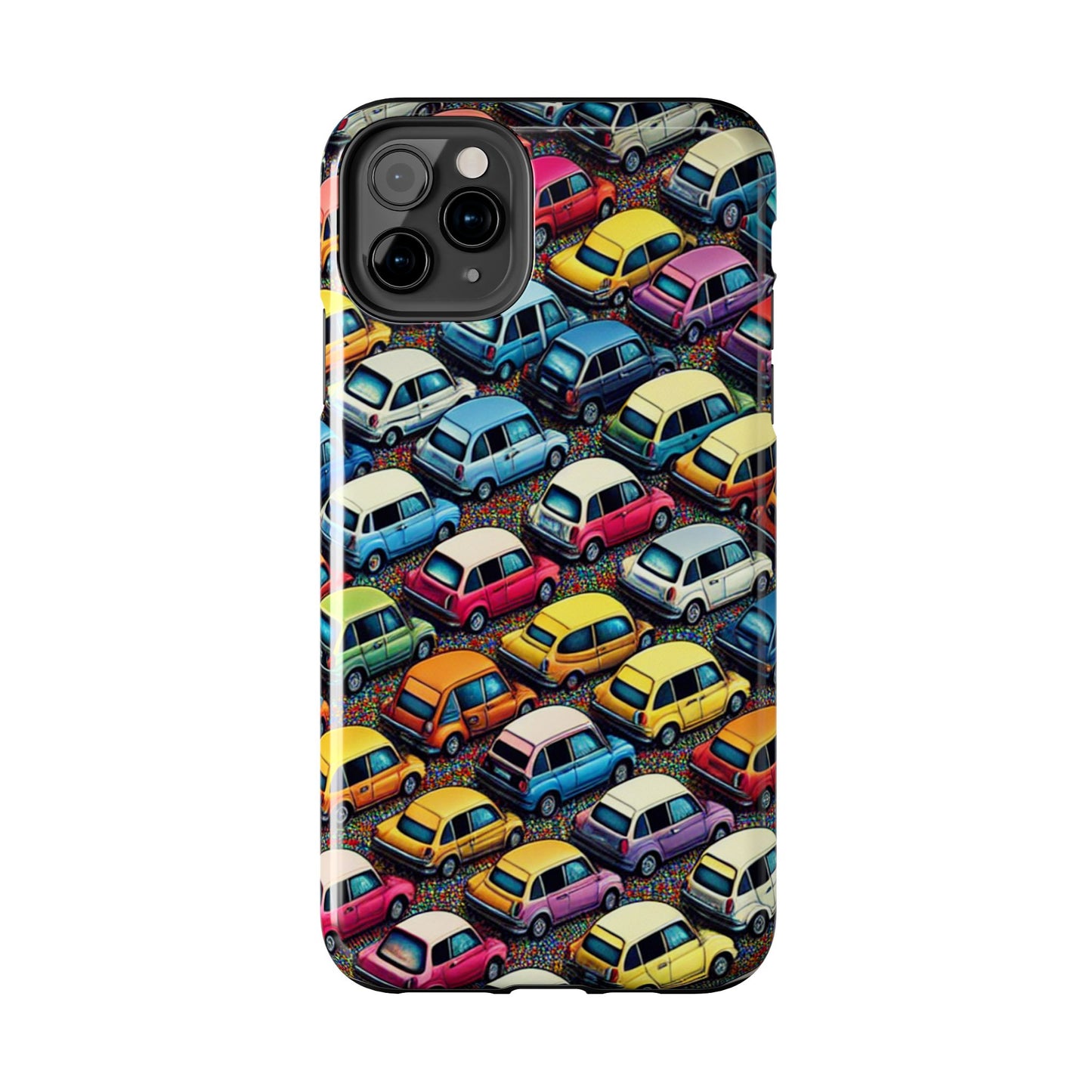 Car Phone Case - City Traffic Pattern Design - for iPhone