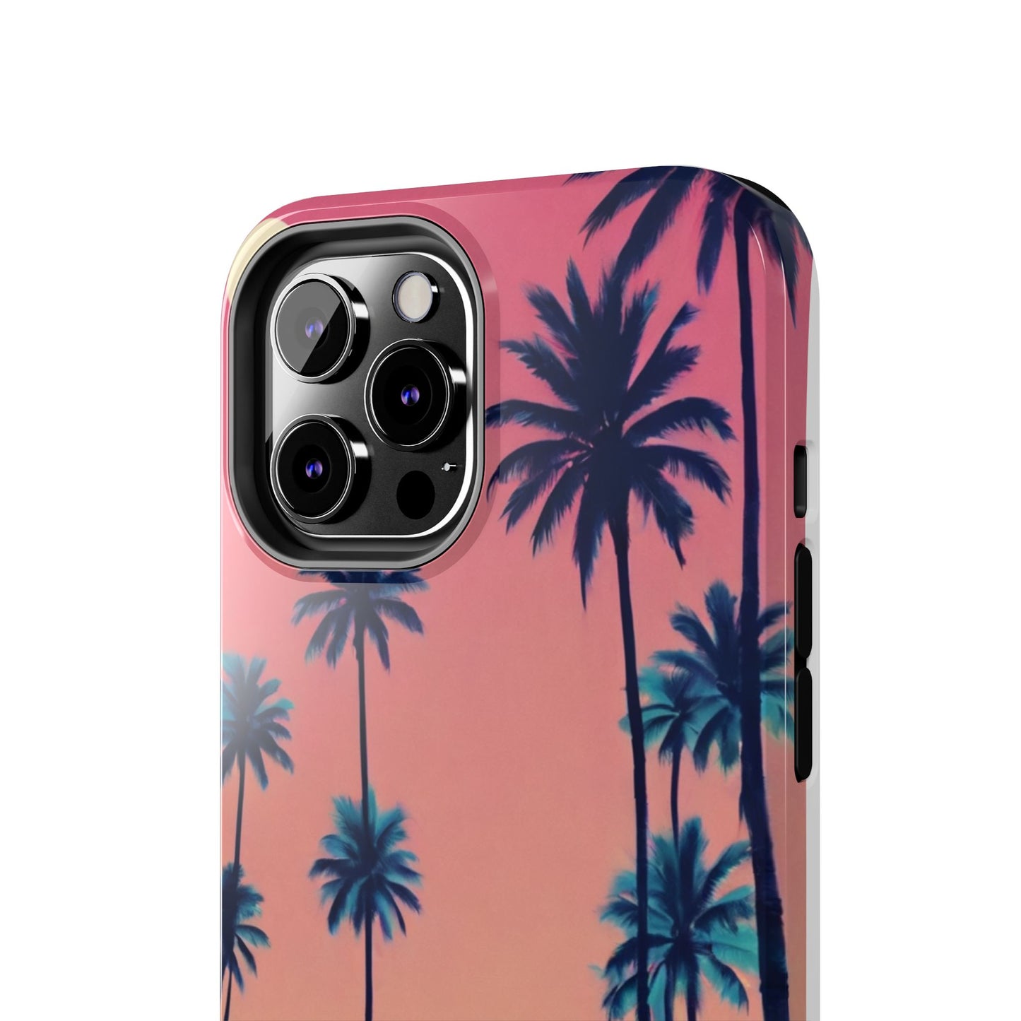 Tropical Beach Vibe Tough Phone Case - Vintage Van Design - for iPhone