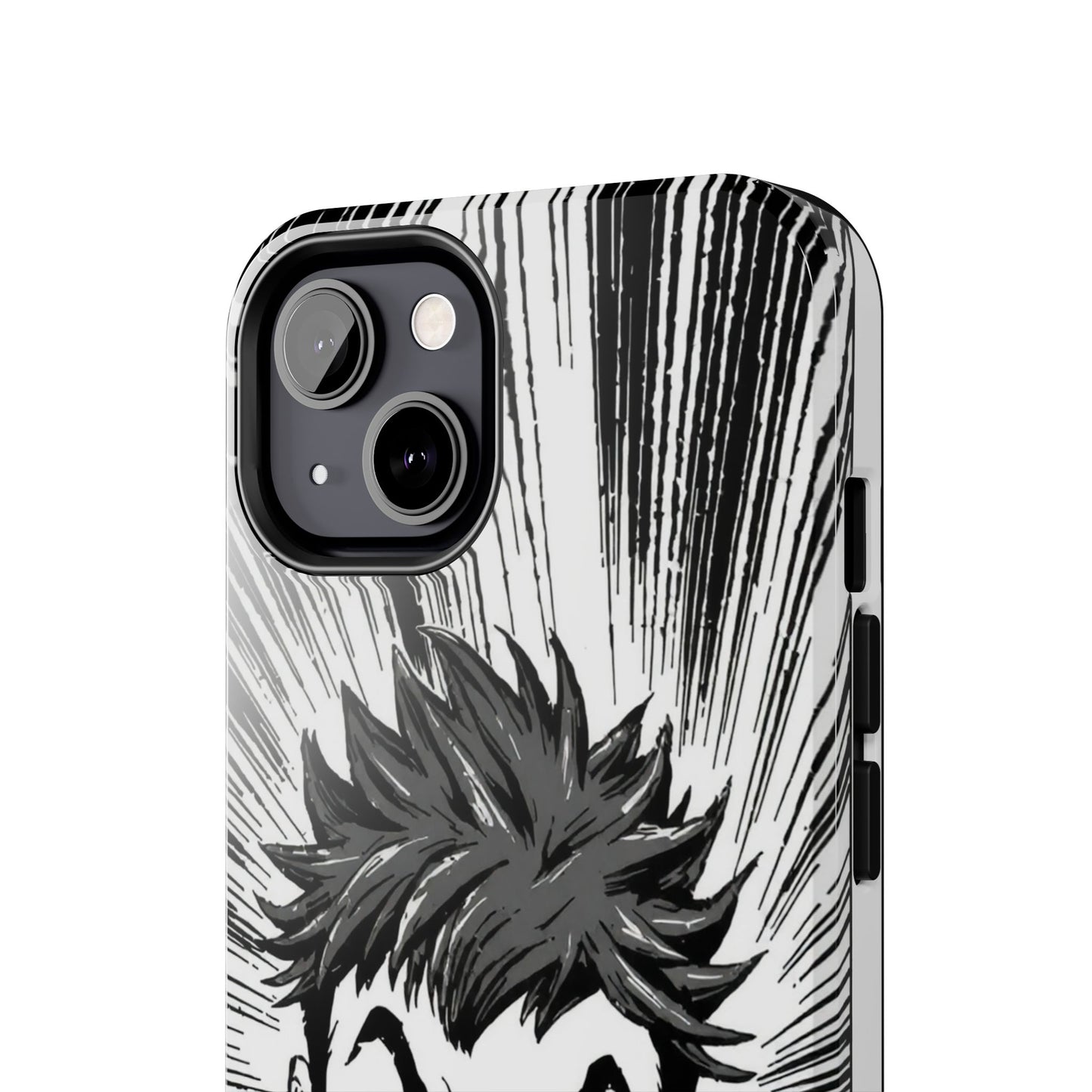 Intense Graphic Phone Case - Tough Design for Anime Fans