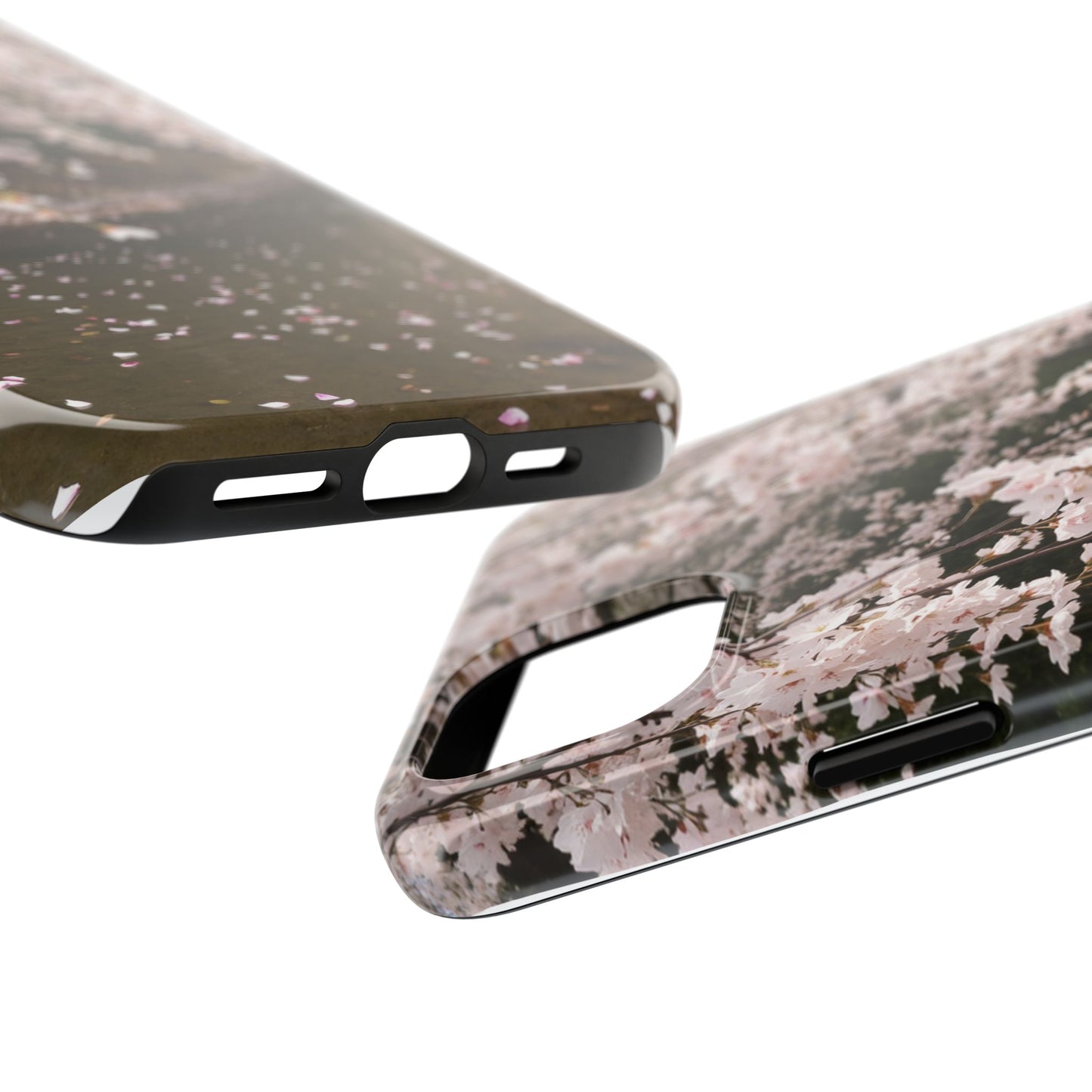 Cherry Blossom Tough Phone Cases - Durable Protection with Floral Serenity