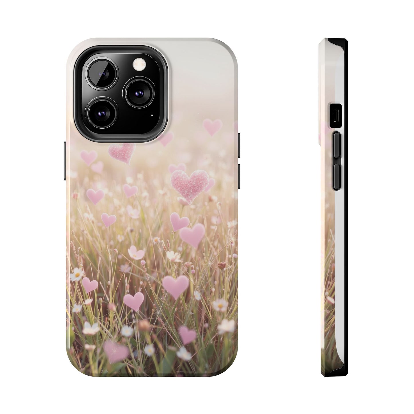Romantic Hearts Tough Phone Case - Perfect for Lovers and Celebrations