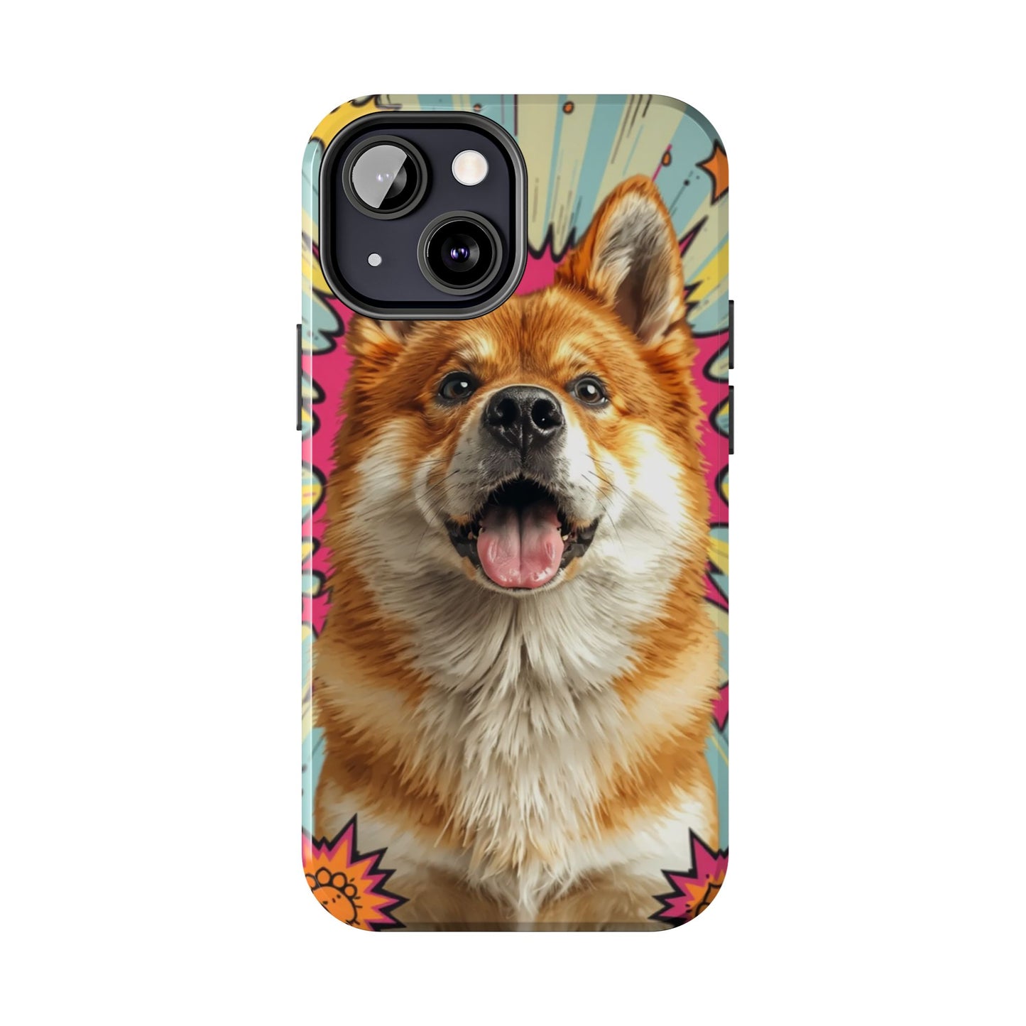 Playful Dog Tough Phone Case - Durable & Stylish Pet Lover Gift