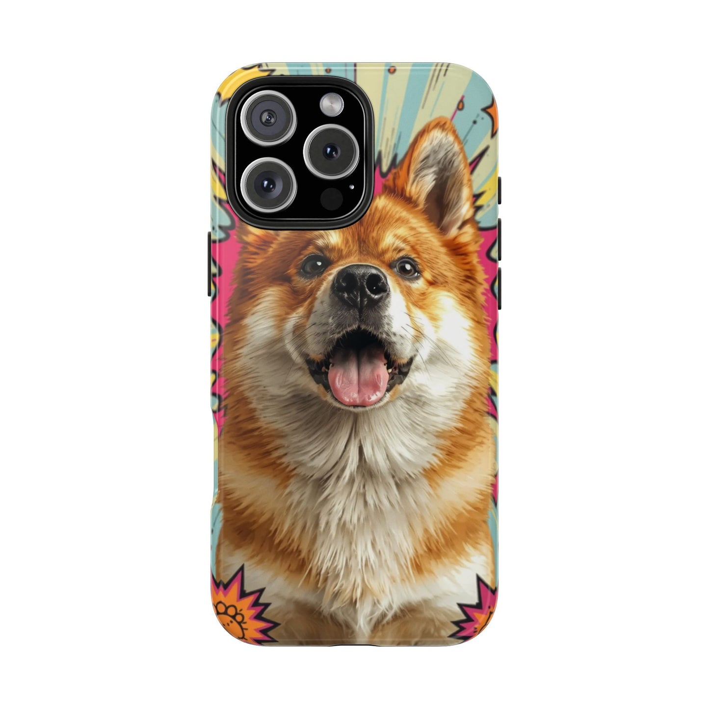 Playful Dog Tough Phone Case - Durable & Stylish Pet Lover Gift