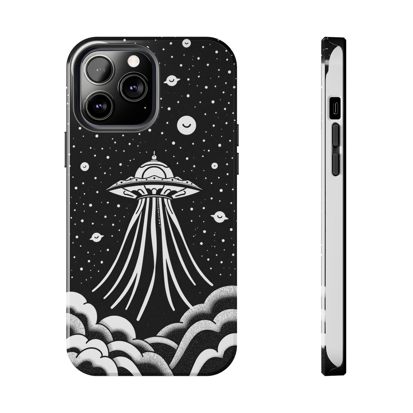 Galaxy UFO Tough Phone Case - Durable Protection with Unique Space Design