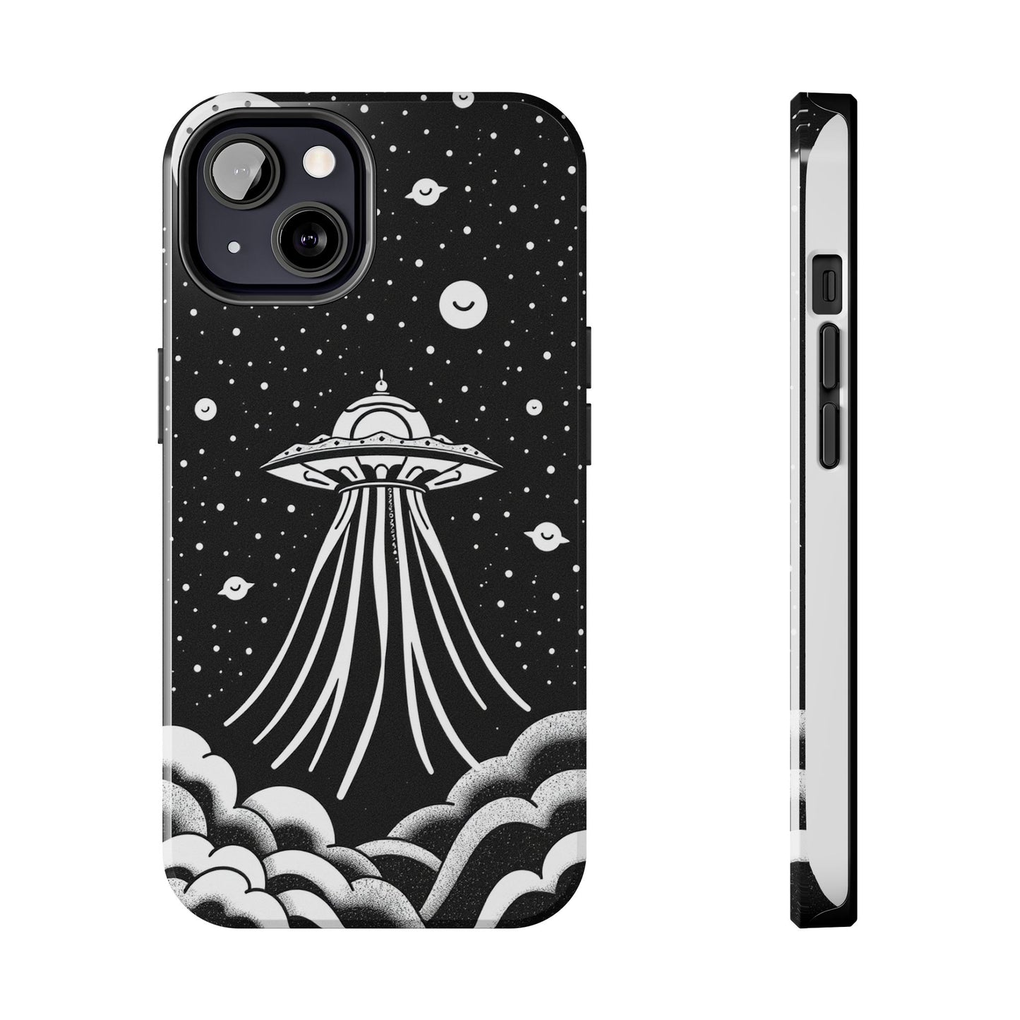Galaxy UFO Tough Phone Case - Durable Protection with Unique Space Design