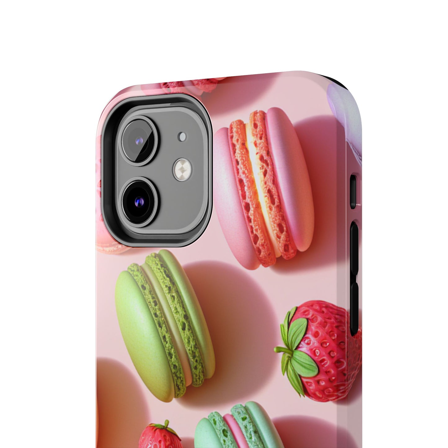 Macaron-Inspired Tough Phone Cases - Colorful Sweet Design - for iPhone