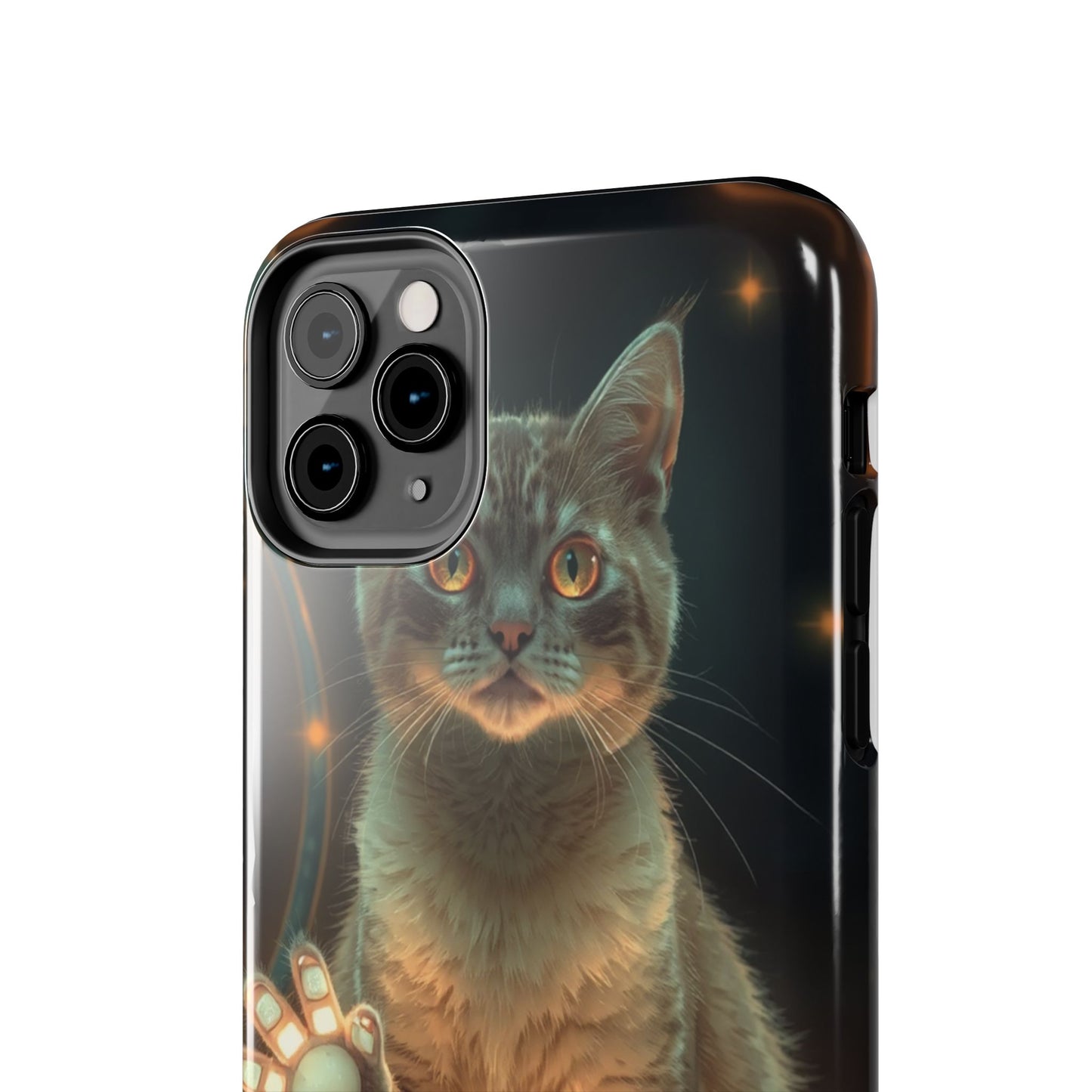 Whimsical Cat Phone Case | Tough Phone Cases for Cat Lovers, Pet Accessories, Gift for Cat Owners, Cute Phone Cover, Personalized Tech