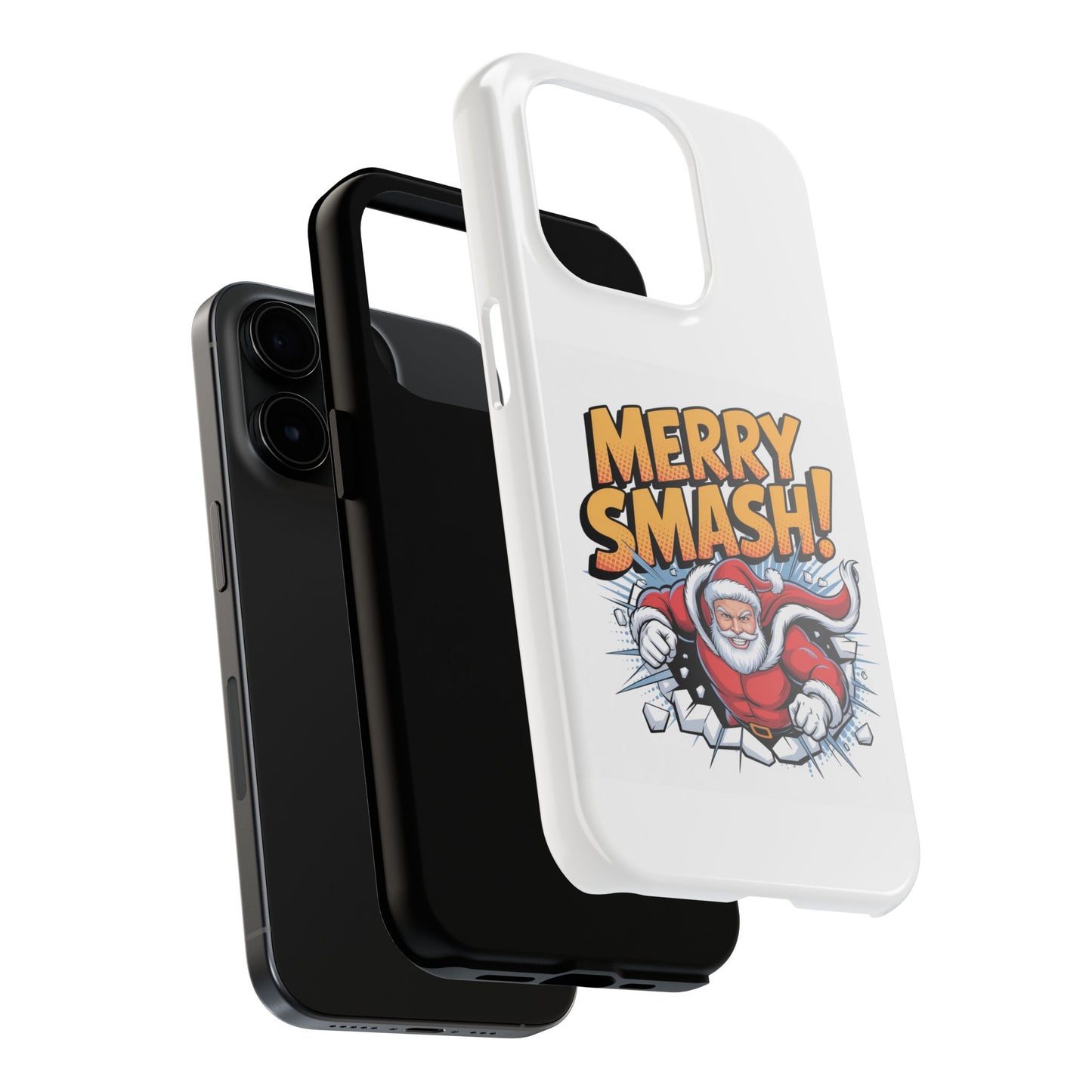 Santa Merry Smash Phone Case