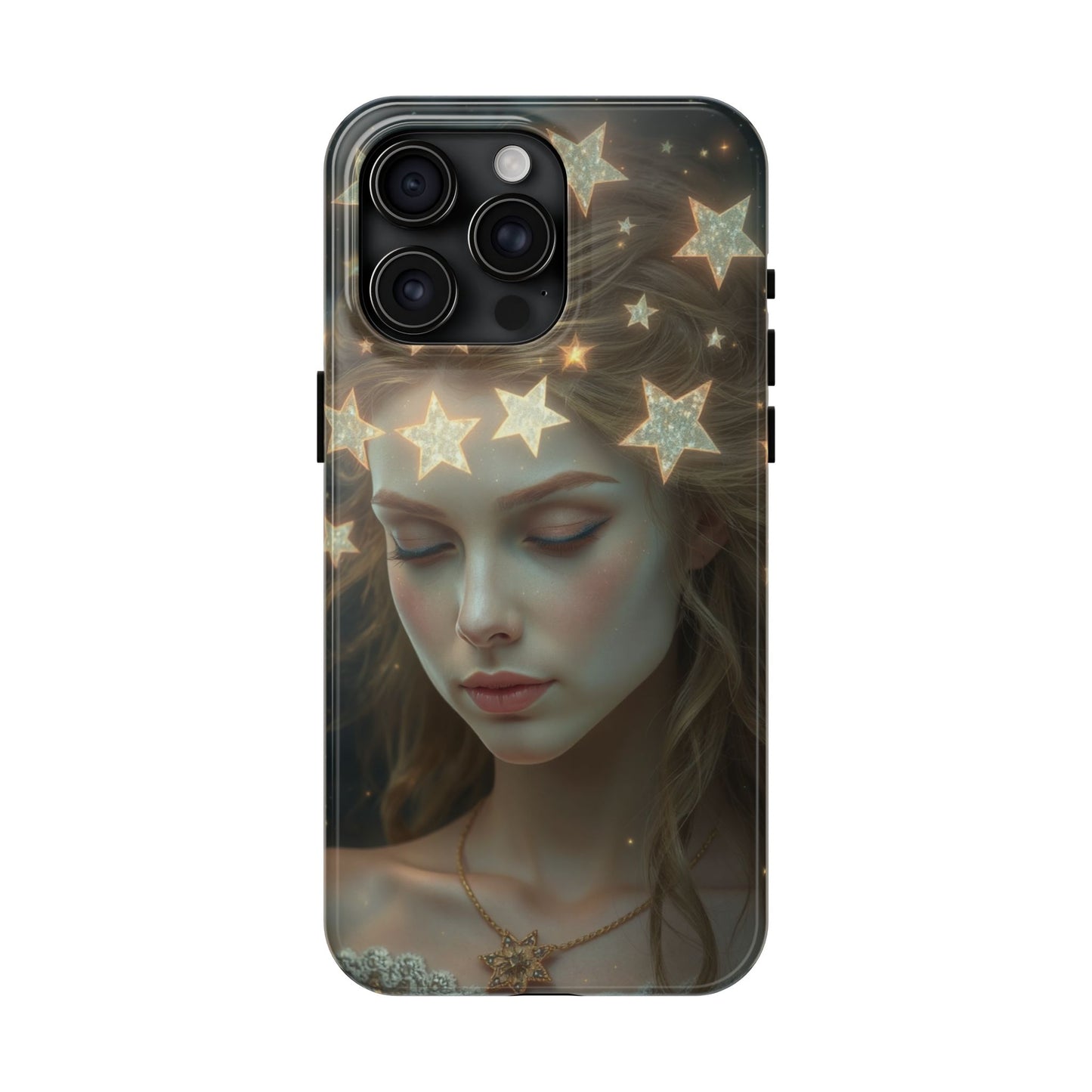 Celestial Dream Tough Phone Case - Artistic Starry Design for Style Enthusiasts