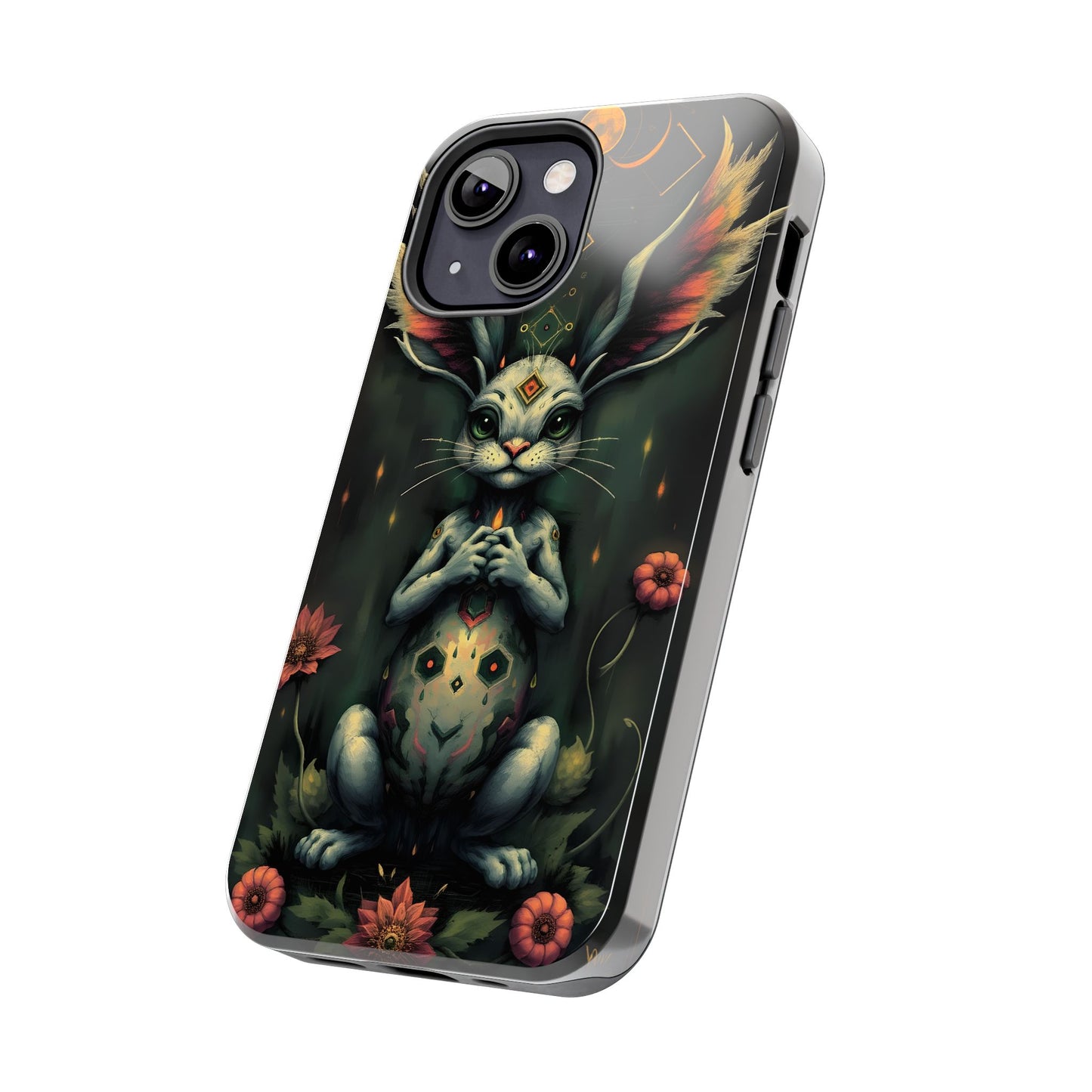 Artistic Rabbit Phone Cases - Unique and Durable Design of Mystical Bunny - for iPhone