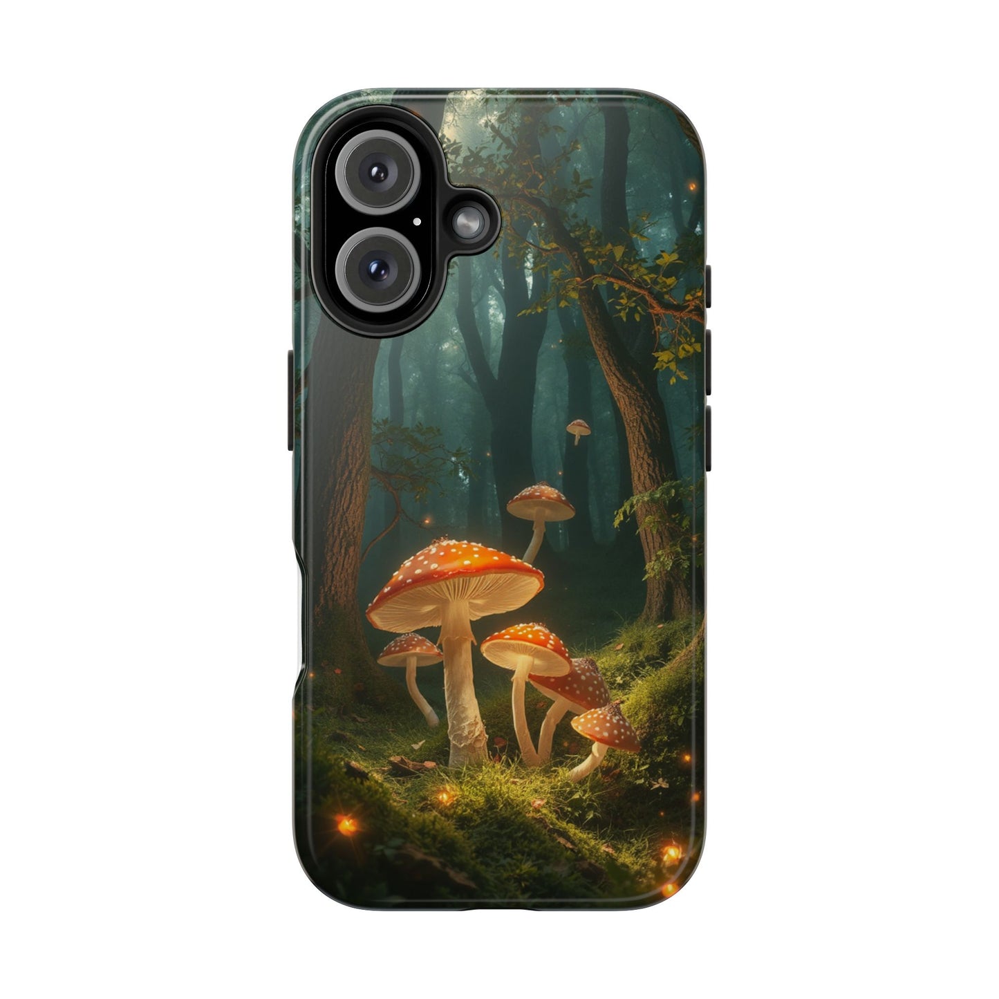 Whimsical Mushroom Tough Phone Case - Forest Fantasy Design