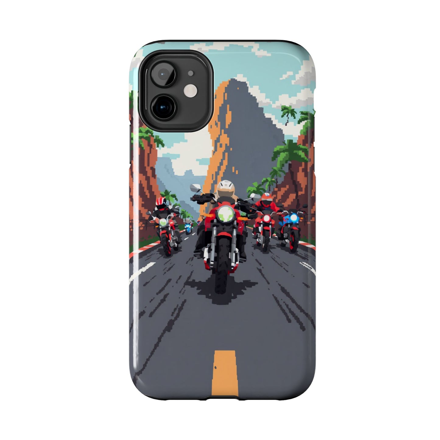 Retro Biker Tough Phone Case - Perfect for Motorcycle Lovers