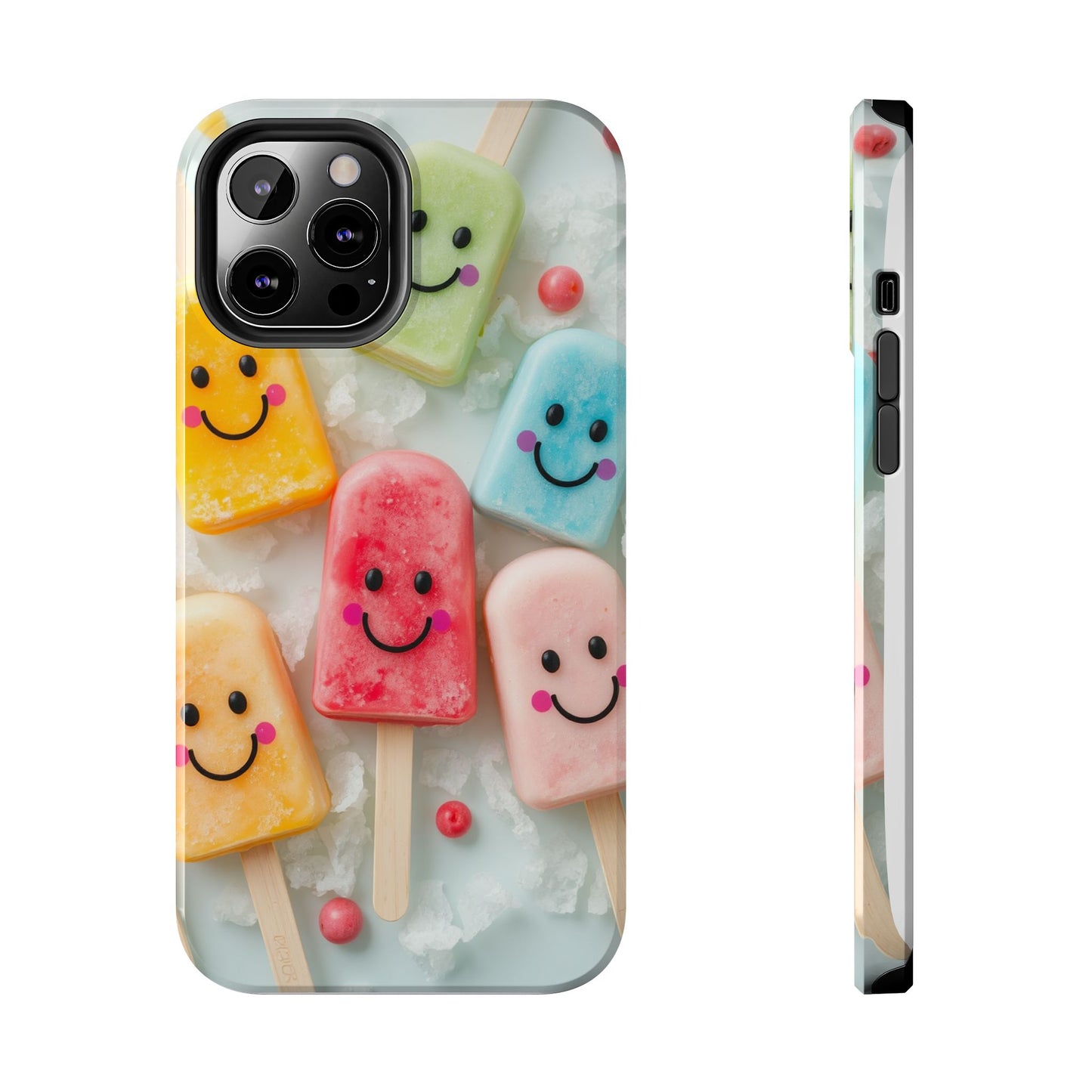 Cute Smile Popsicle Tough Phone Case - Fun Protection for Your Device