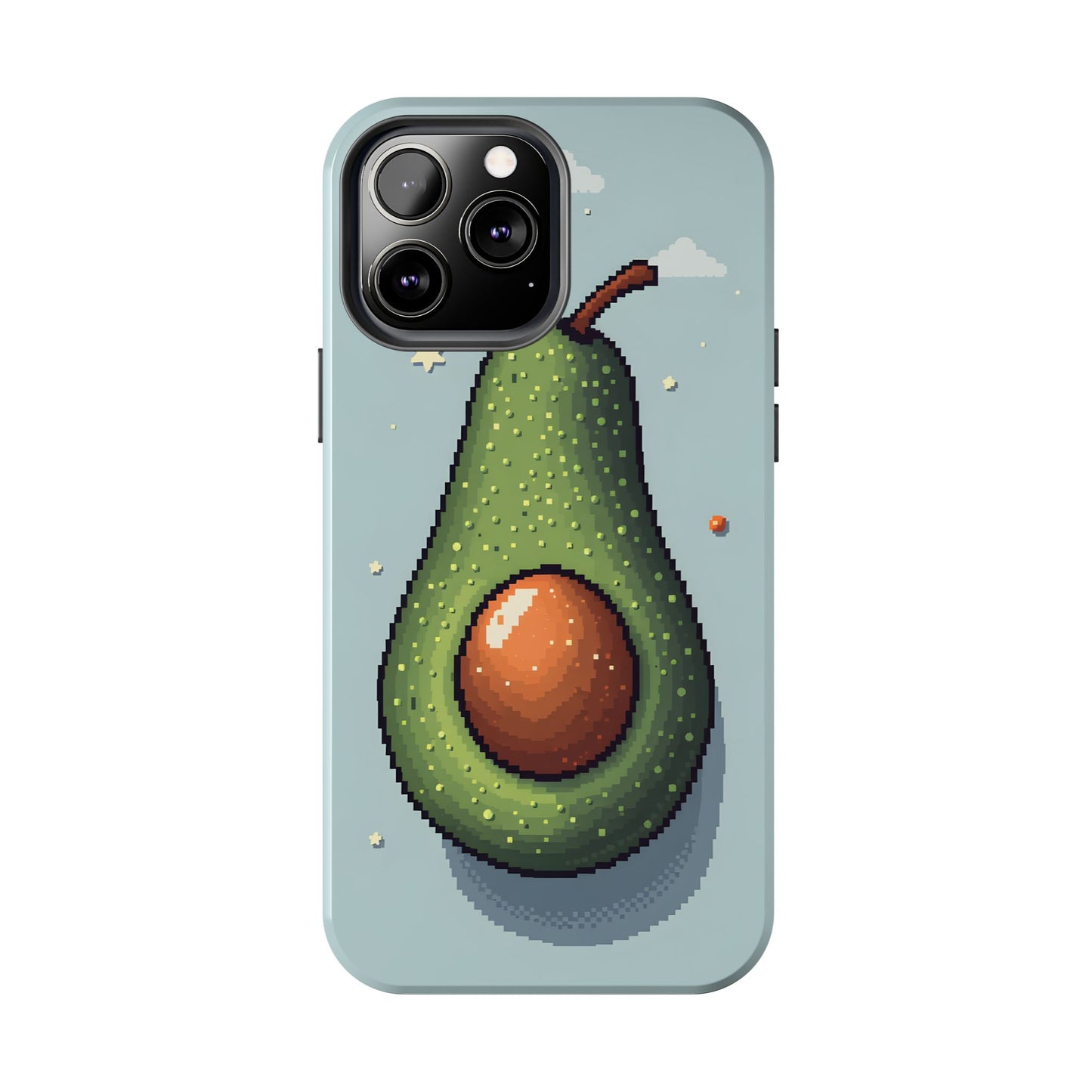 Pixel Avocado Tough Phone Case - Perfect for Foodies & Nature Lovers - for iPhone