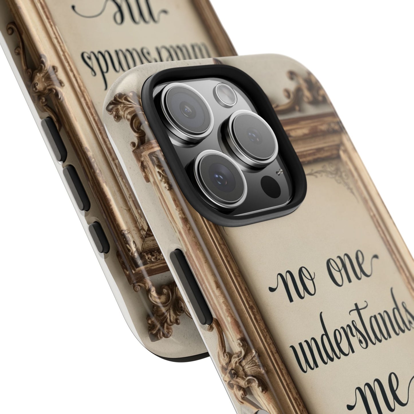 Personalized Tough Phone Case - "No One Understands Me" Design