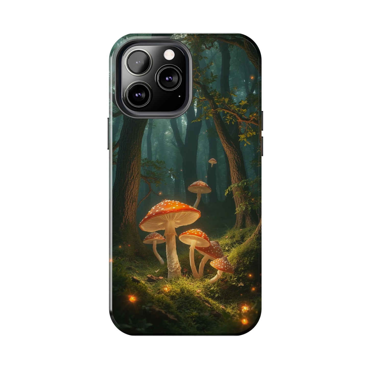 Whimsical Mushroom Tough Phone Case - Forest Fantasy Design