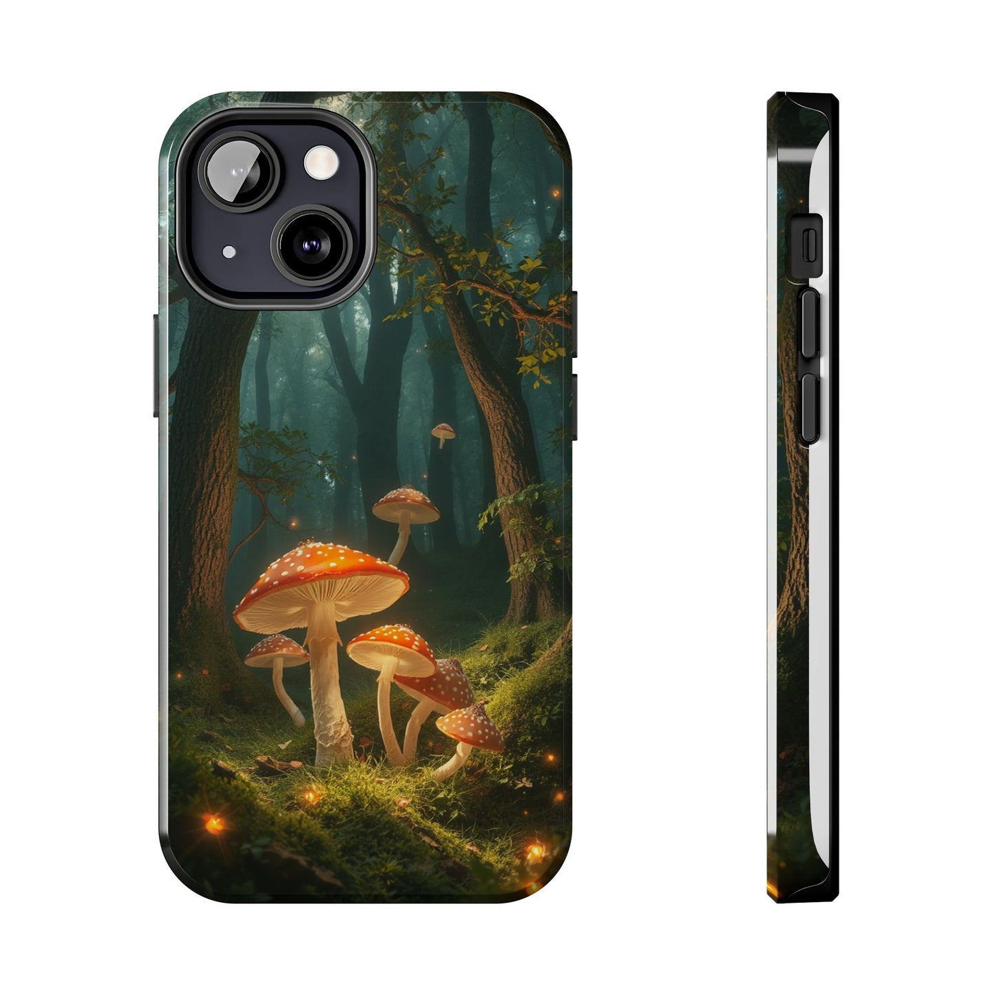 Whimsical Mushroom Tough Phone Case - Forest Fantasy Design