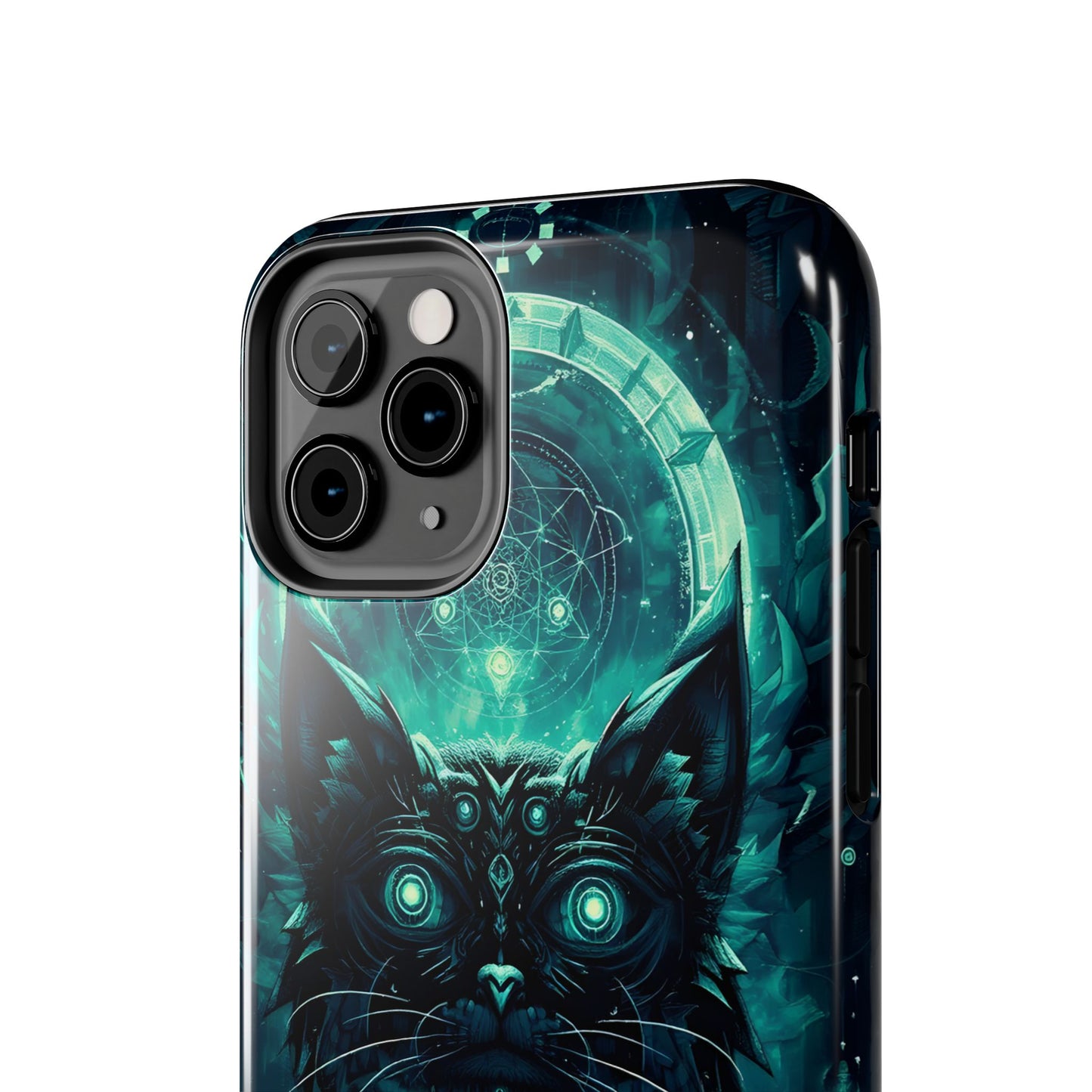 Mystical Dark Cat Phone Case - Tough Protective Cover for Cat Lovers - for iPhone