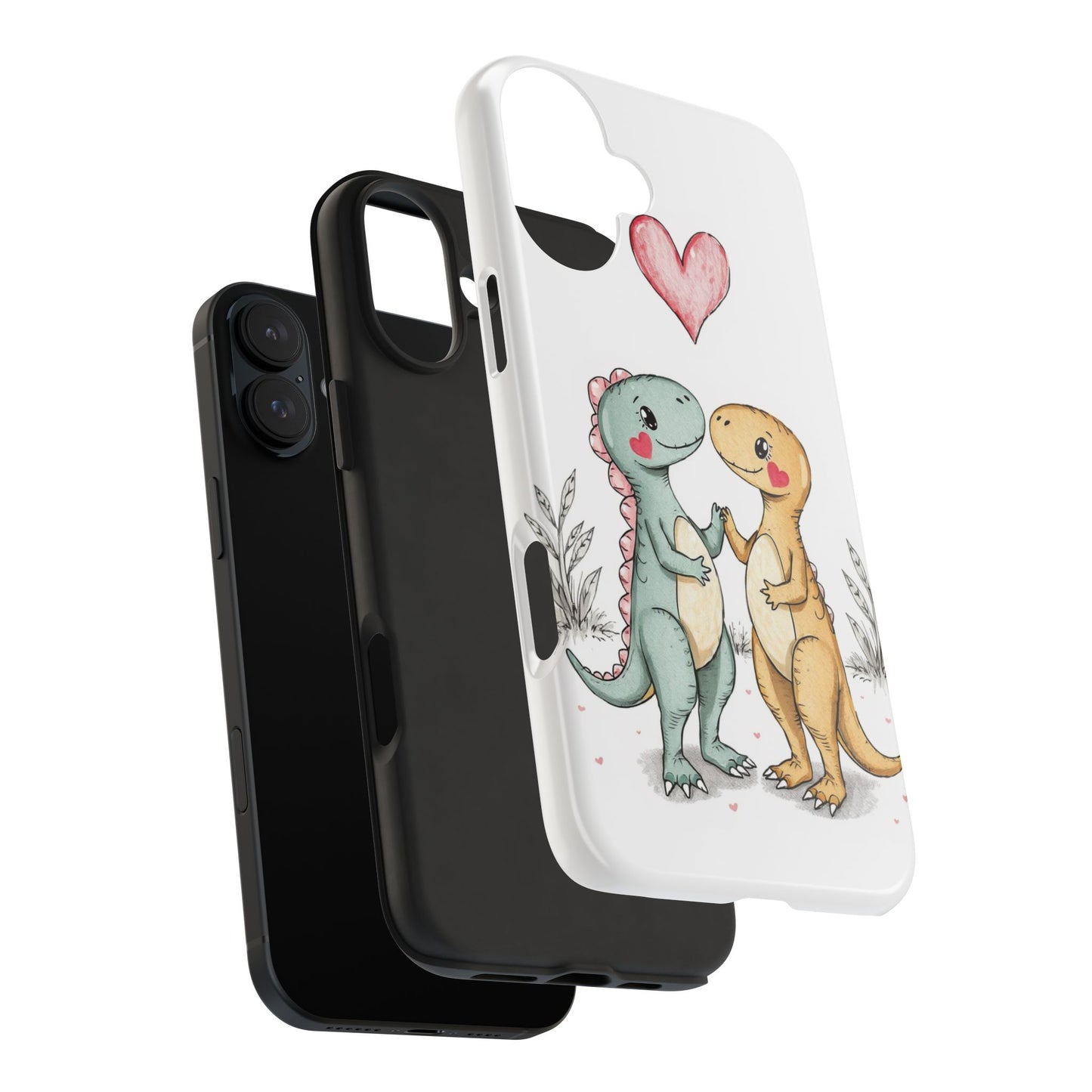Dino Couples - Tough Phone Case for iPhone