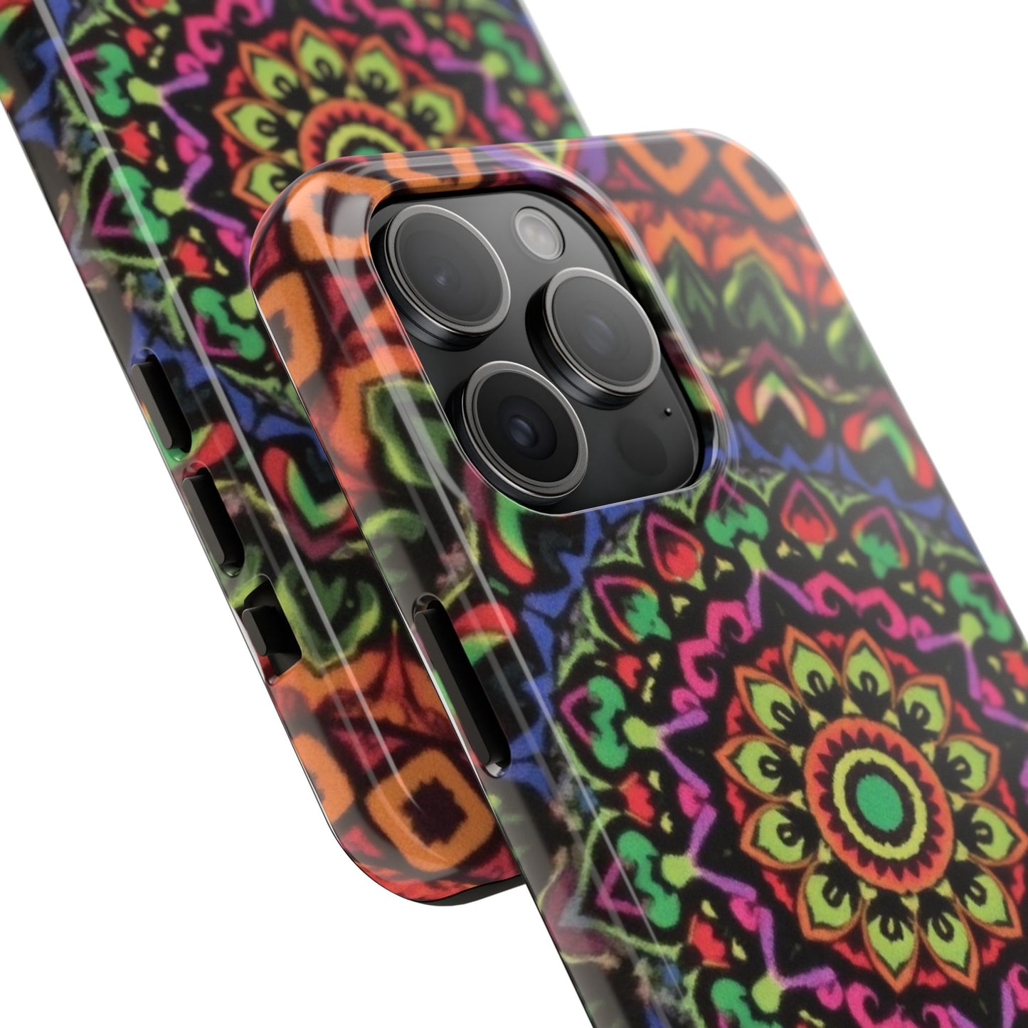 Colorful Mandala Tough Phone Case - Vibrant Designs for Trendy Protection - for iPhone