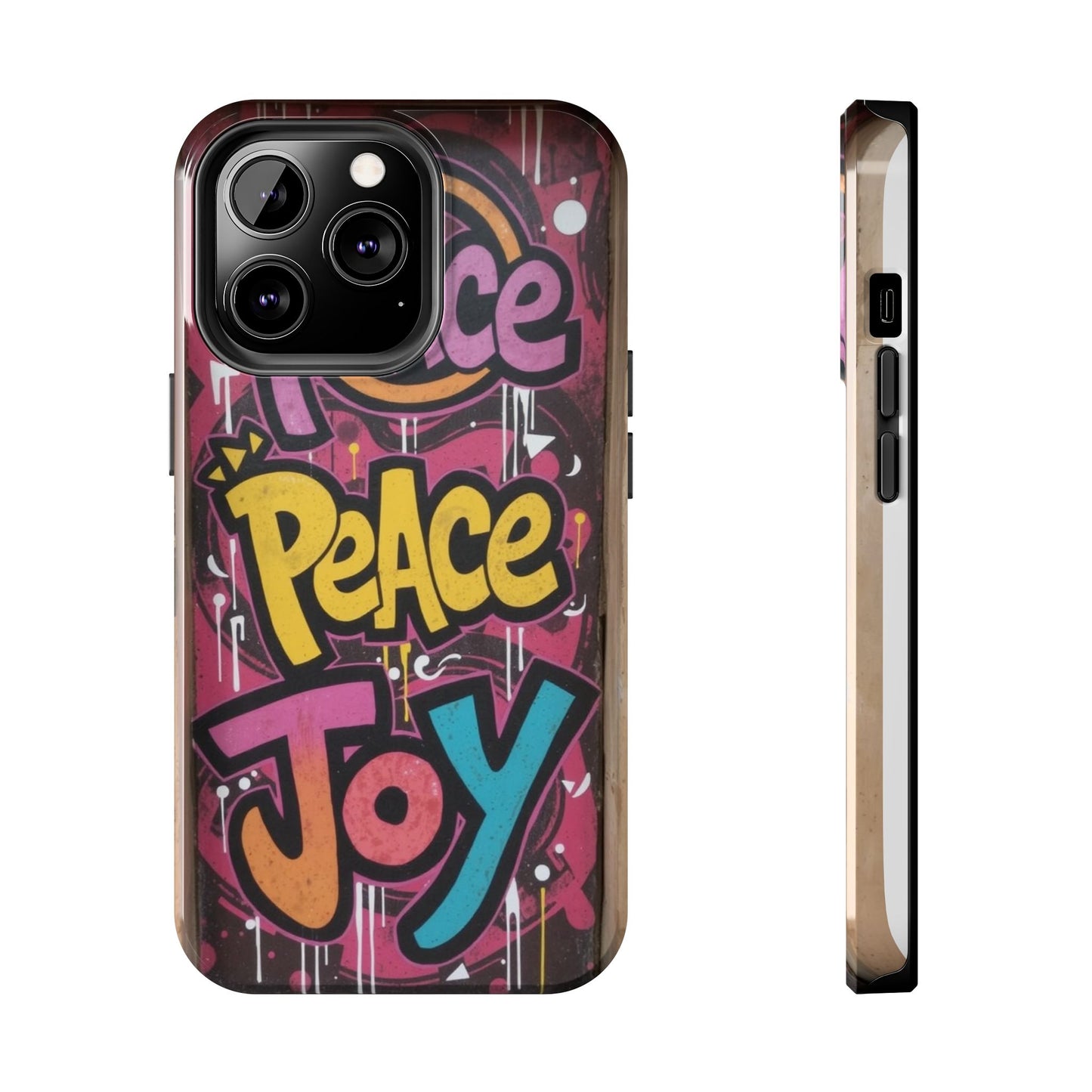 Colorful Peace Joy Tough Phone Case