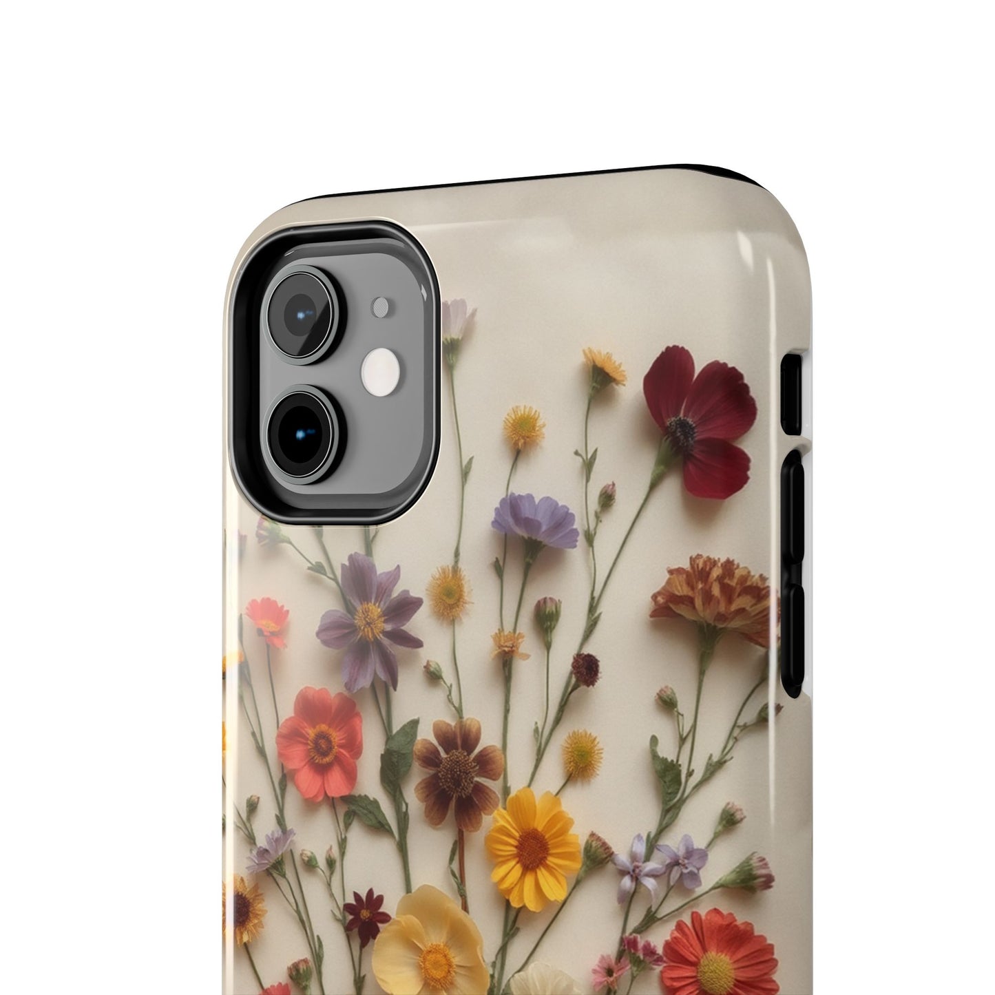 Floral Tough Phone Case - Durable Protection with Nature-Inspired Design