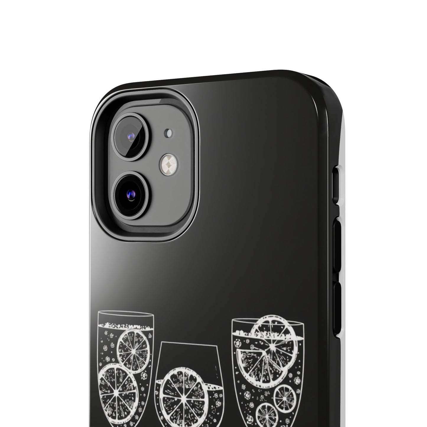 Stylish Tough Phone Cases with Citrus Glass Design, Protective Cases for Parties, Summer Events, and Everyday Use