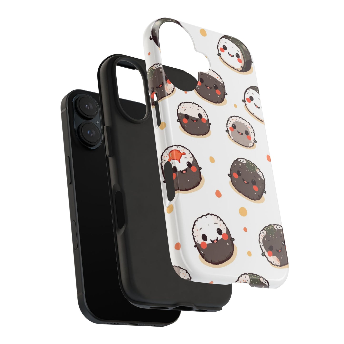 Cute Sushi Tough Phone Case - Kawaii Design for Food Lovers
