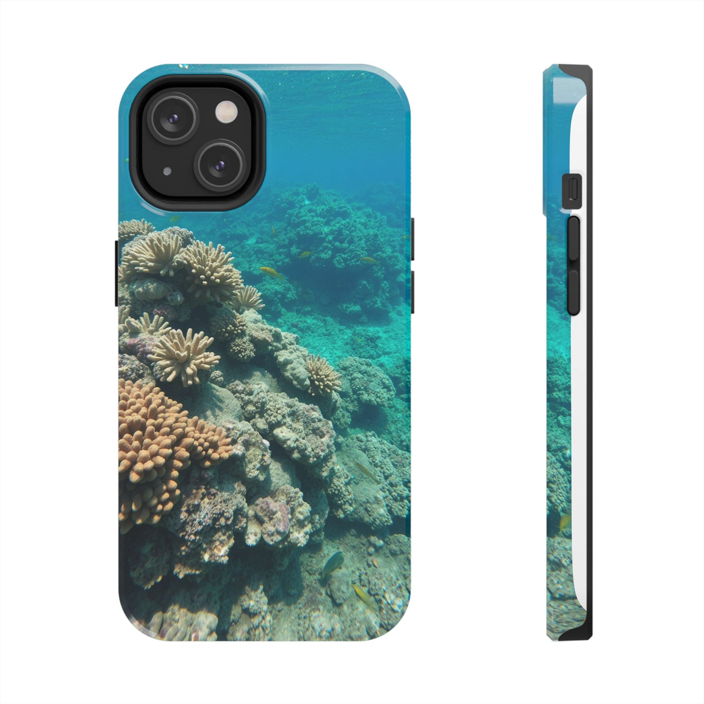 Coral Reef Tough Phone Case - Ocean Vibes Protection for Adventure Lovers