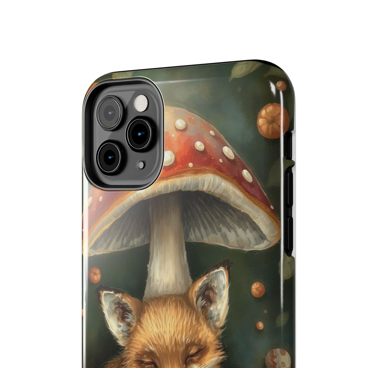 Cute Fox & Mushroom Phone Case - Tough Protective Cover
