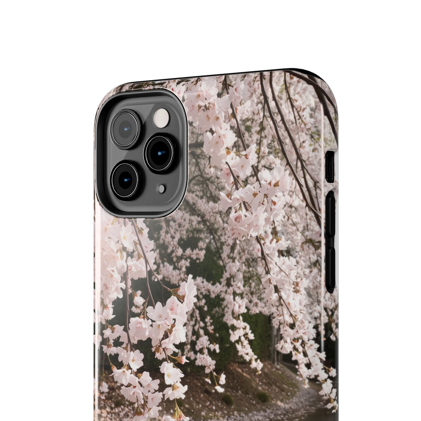 Cherry Blossom Tough Phone Cases - Durable Protection with Floral Serenity