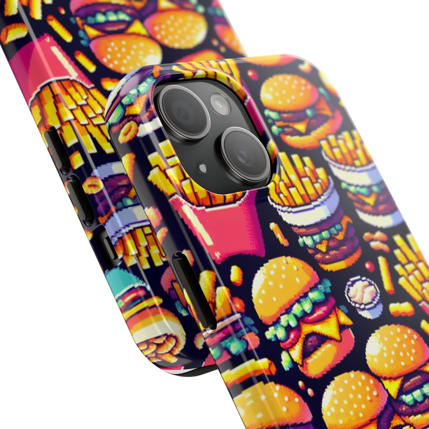 Retro Fast Food Phone Case - Tough and Durable - for iPhone
