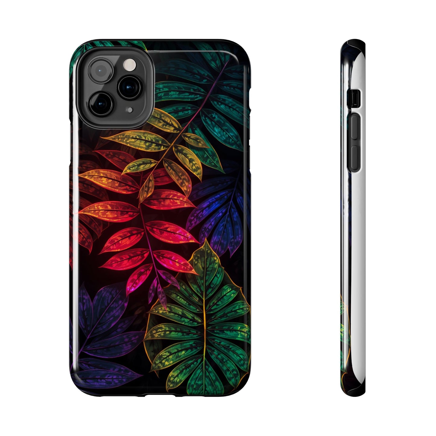 Vibrant Tropical Leaf Tough Phone Case