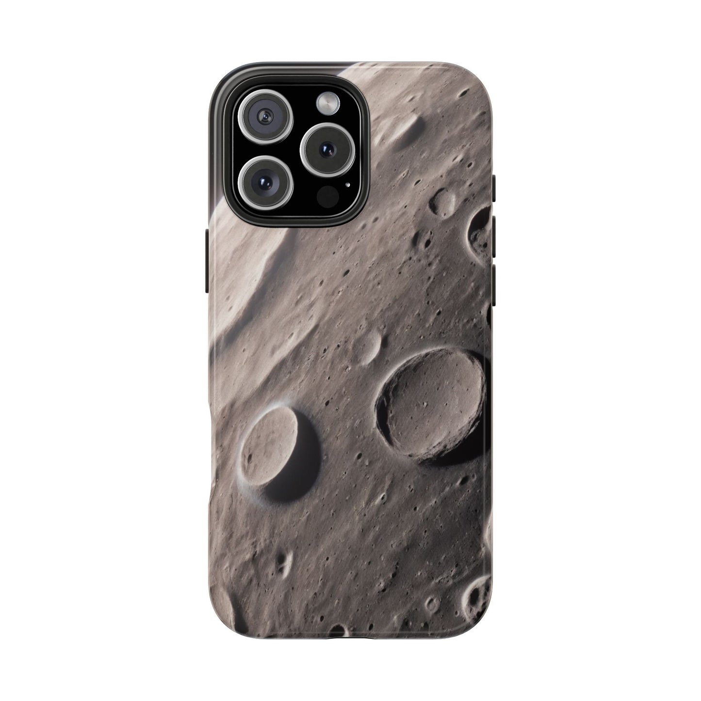 Celestial Moon Surface Tough Phone Case | Durable Space-Themed Design - for iPhone