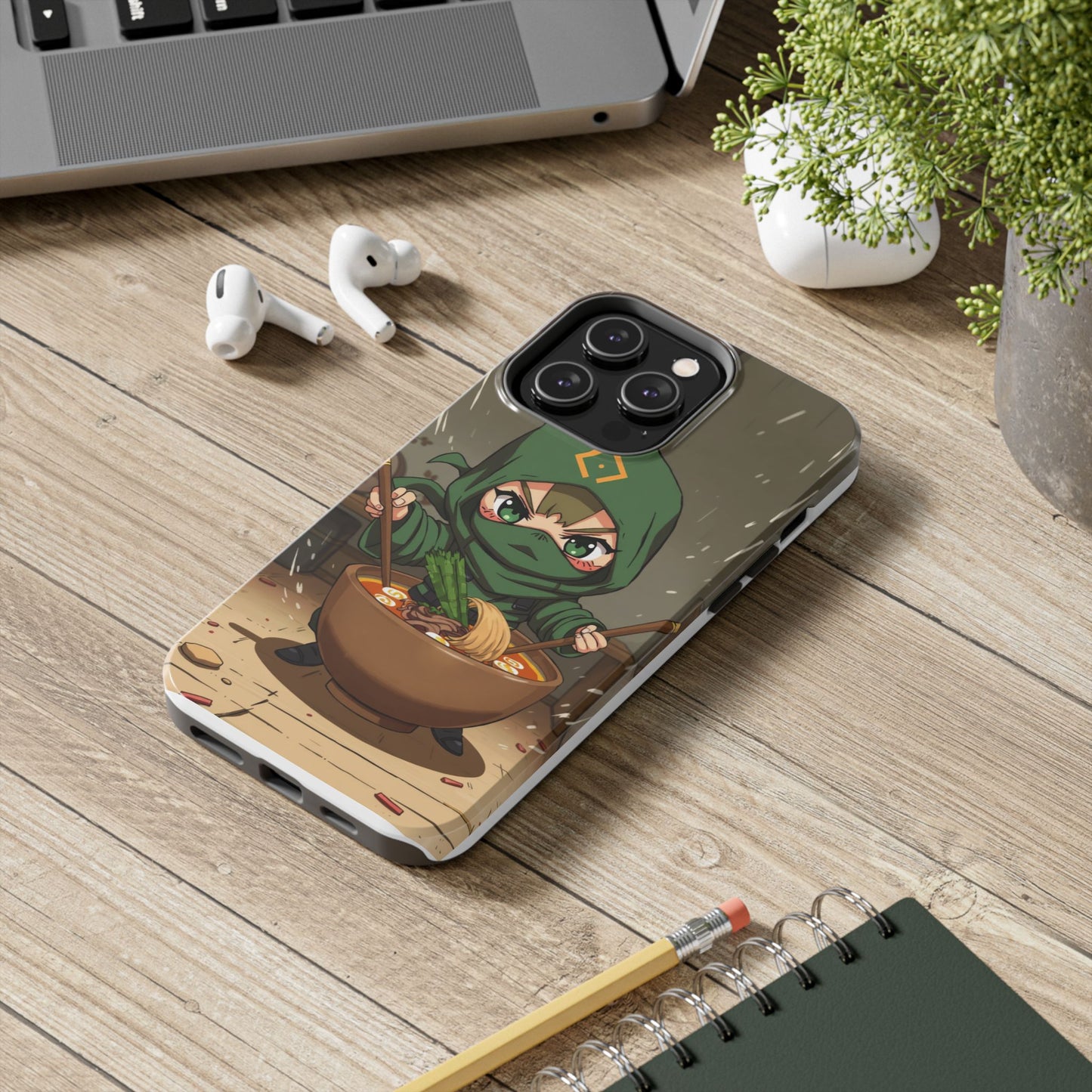Ninja Chef Tough Phone Case - Fun & Durable Design for Foodies