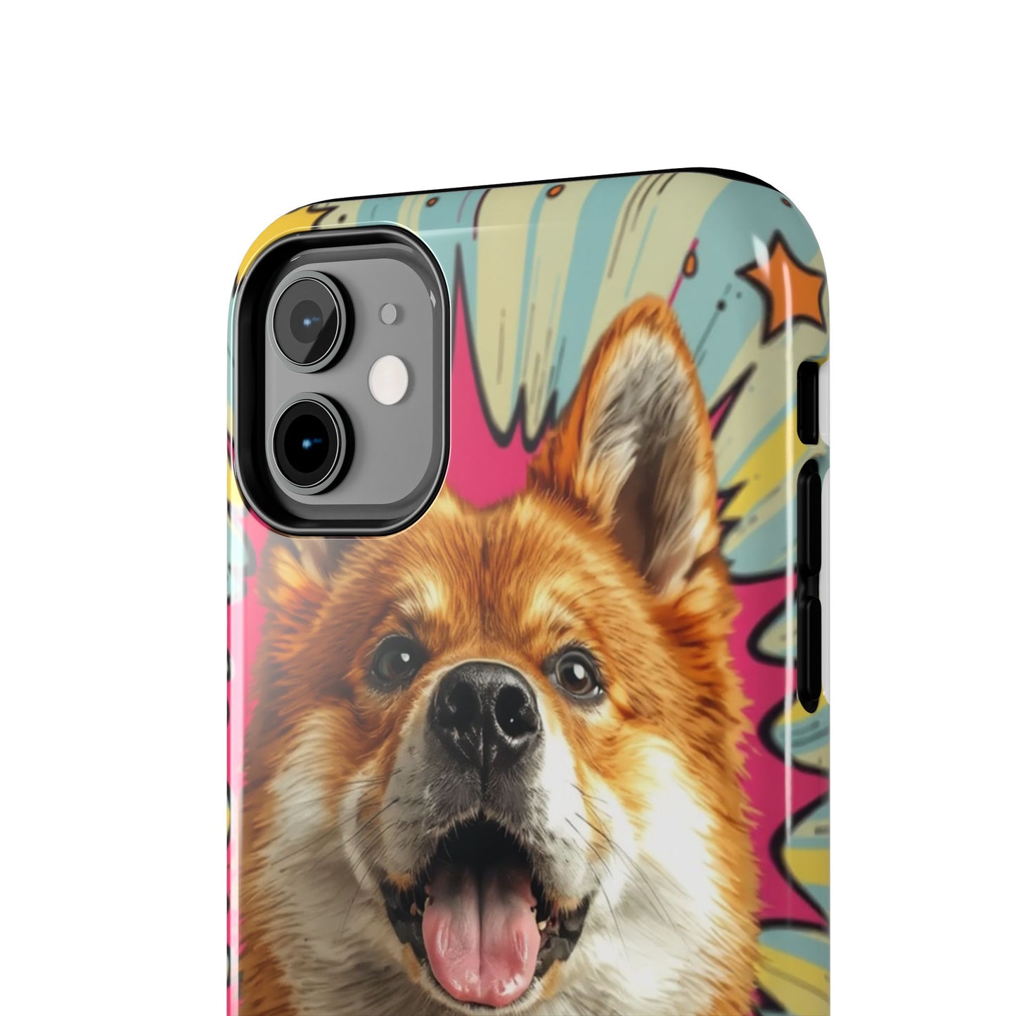 Playful Dog Tough Phone Case - Durable & Stylish Pet Lover Gift