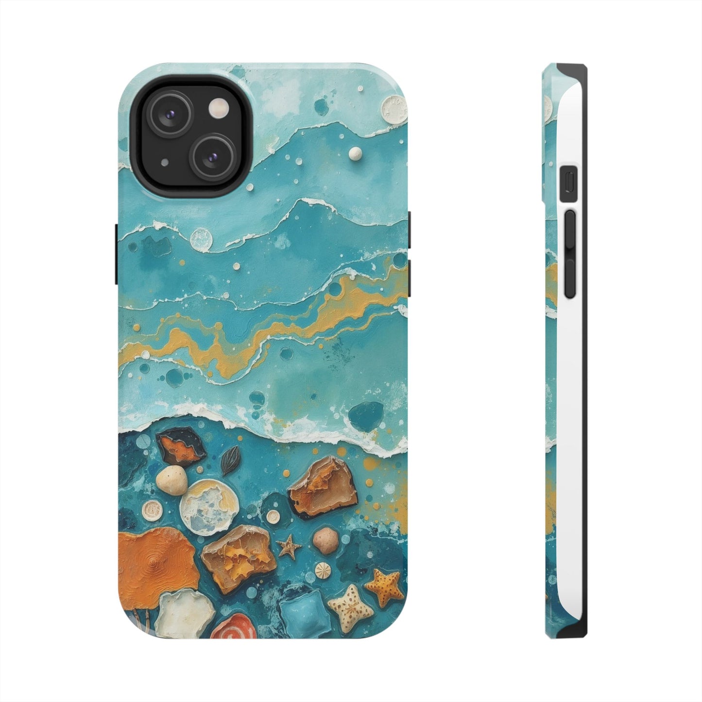 Ocean-Inspired Tough Phone Cases - Coastal Beach Vibe, Easy Accessory for Beach Lovers