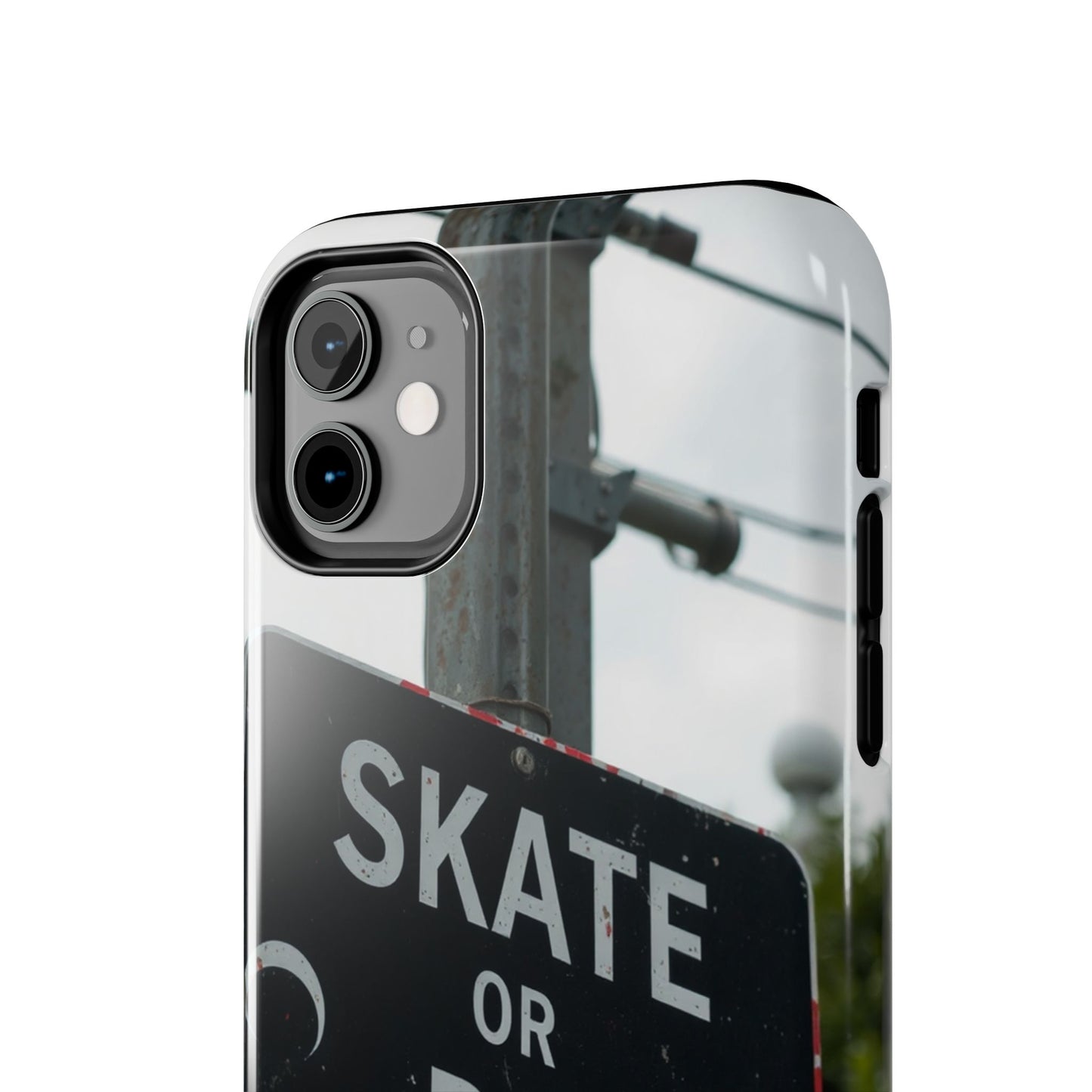 Black Sign Skate or Die Design - Tough Phone Case for iPhone