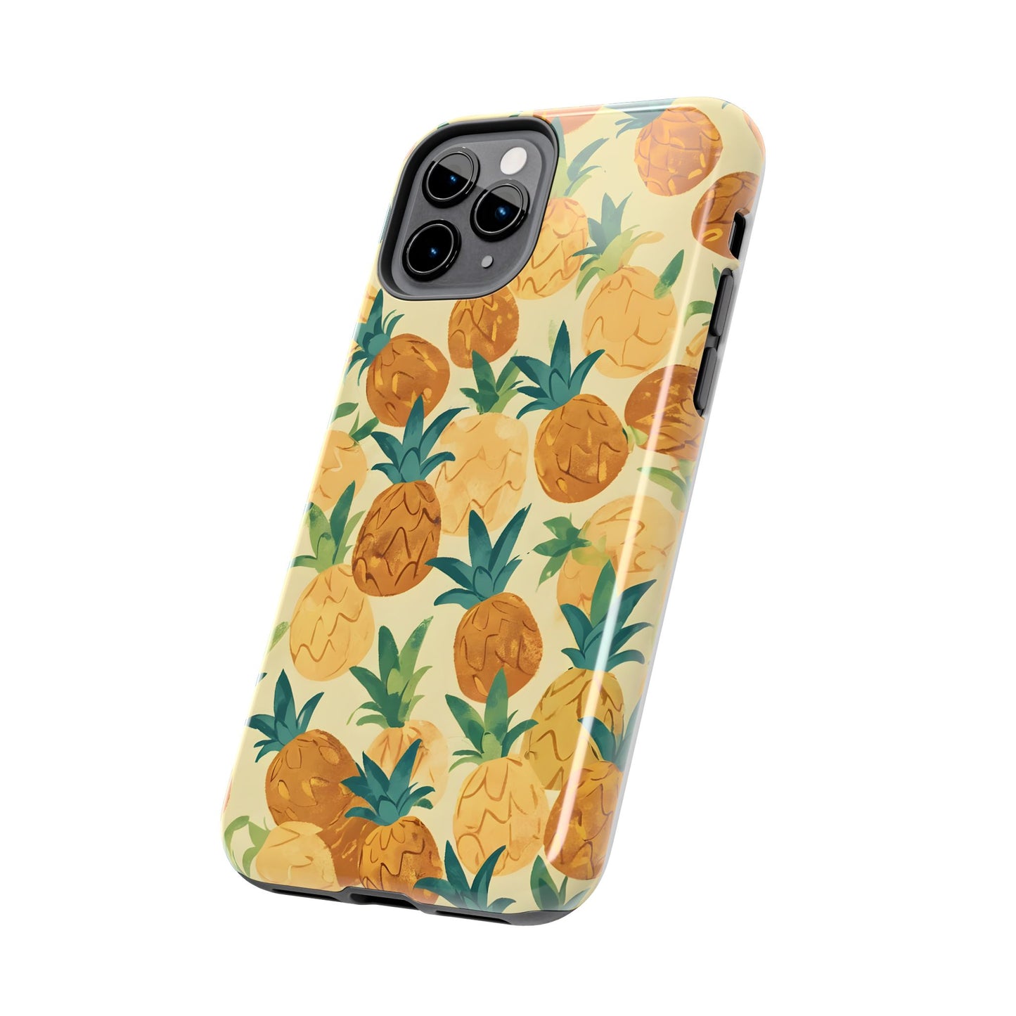 Pineapple Paradise Tough Phone Case - Durable and Stylish for Summer Vibes - for iPhone