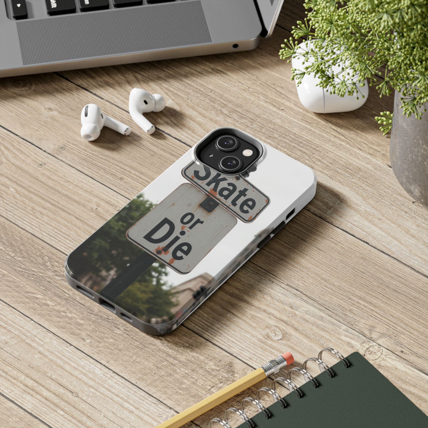 Skate or Die Tough Phone Case - Durable Protection for Skaters