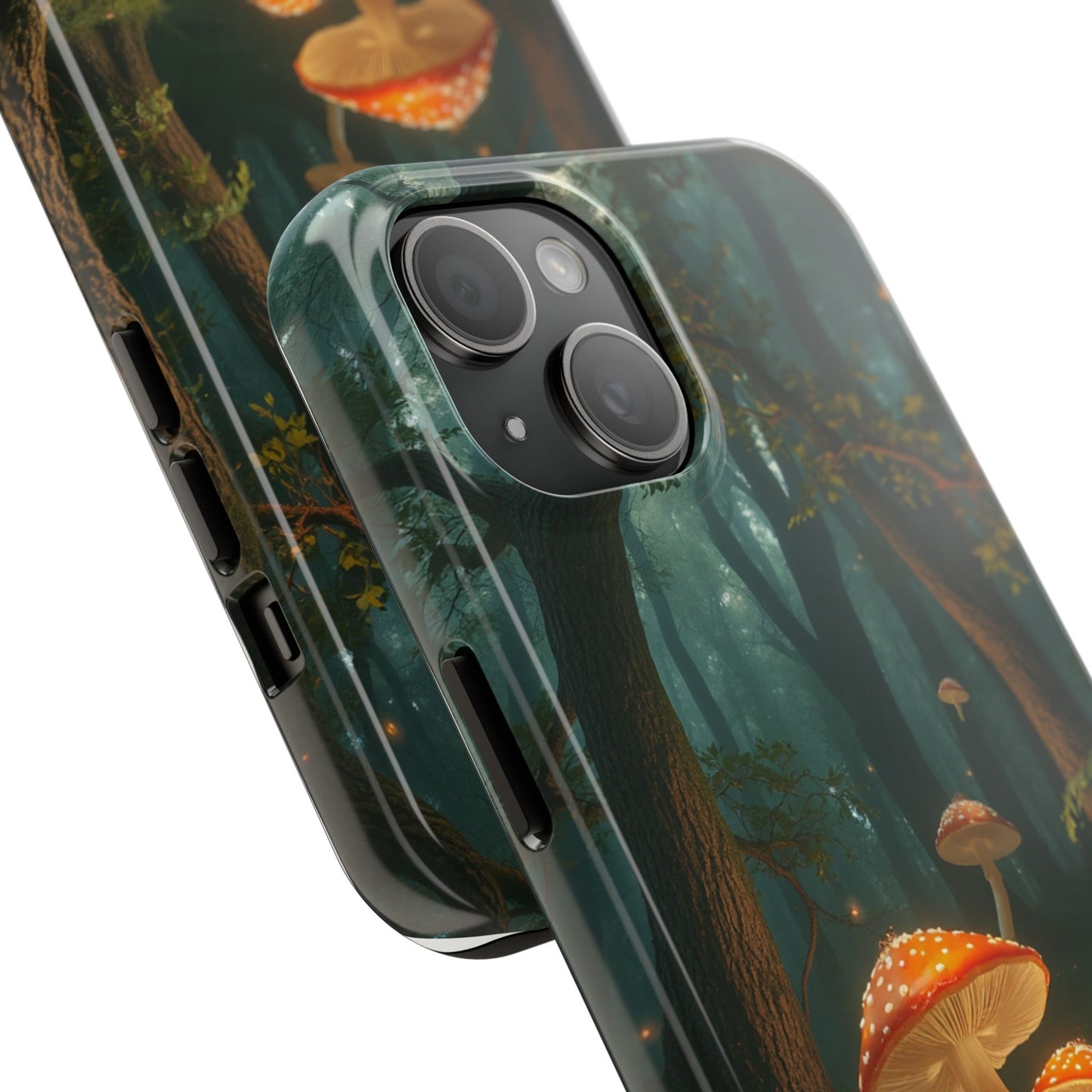 Whimsical Mushroom Tough Phone Case - Forest Fantasy Design