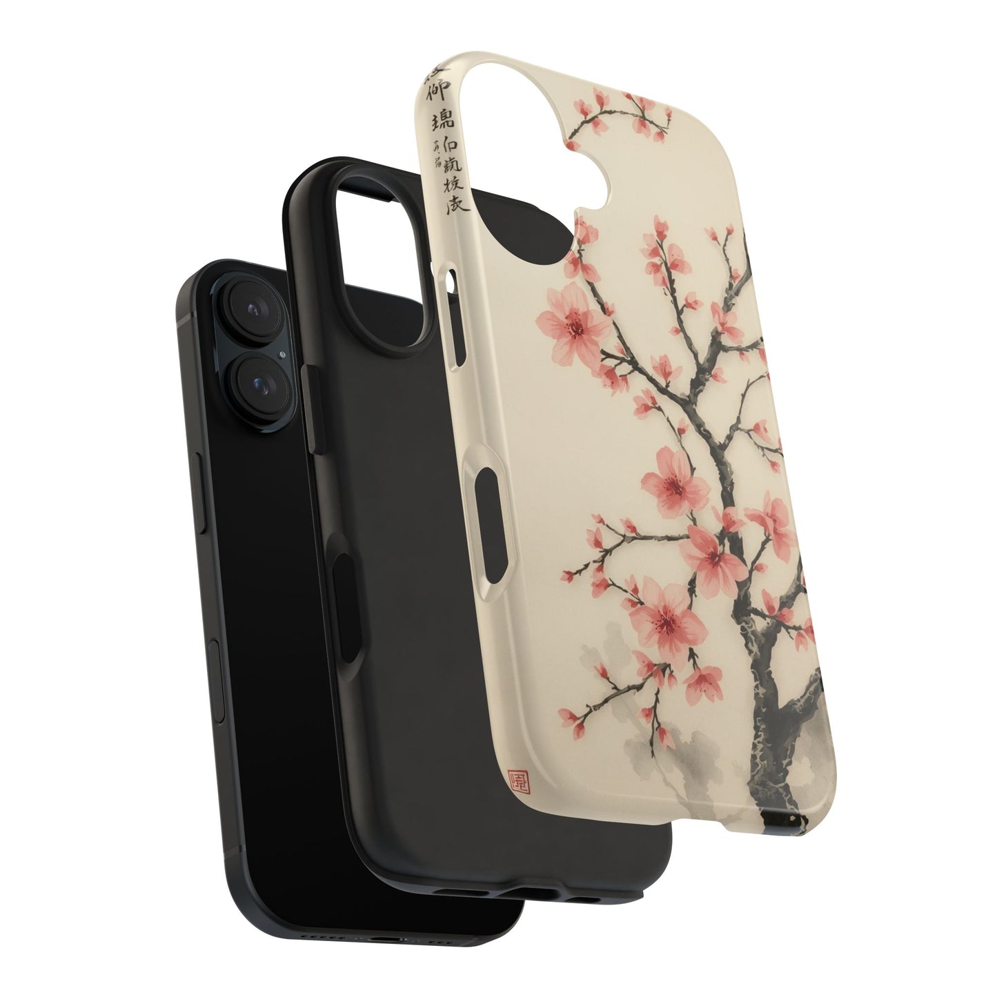 Cherry Blossom Tough Phone Case - Stylish Protection for Nature Lovers