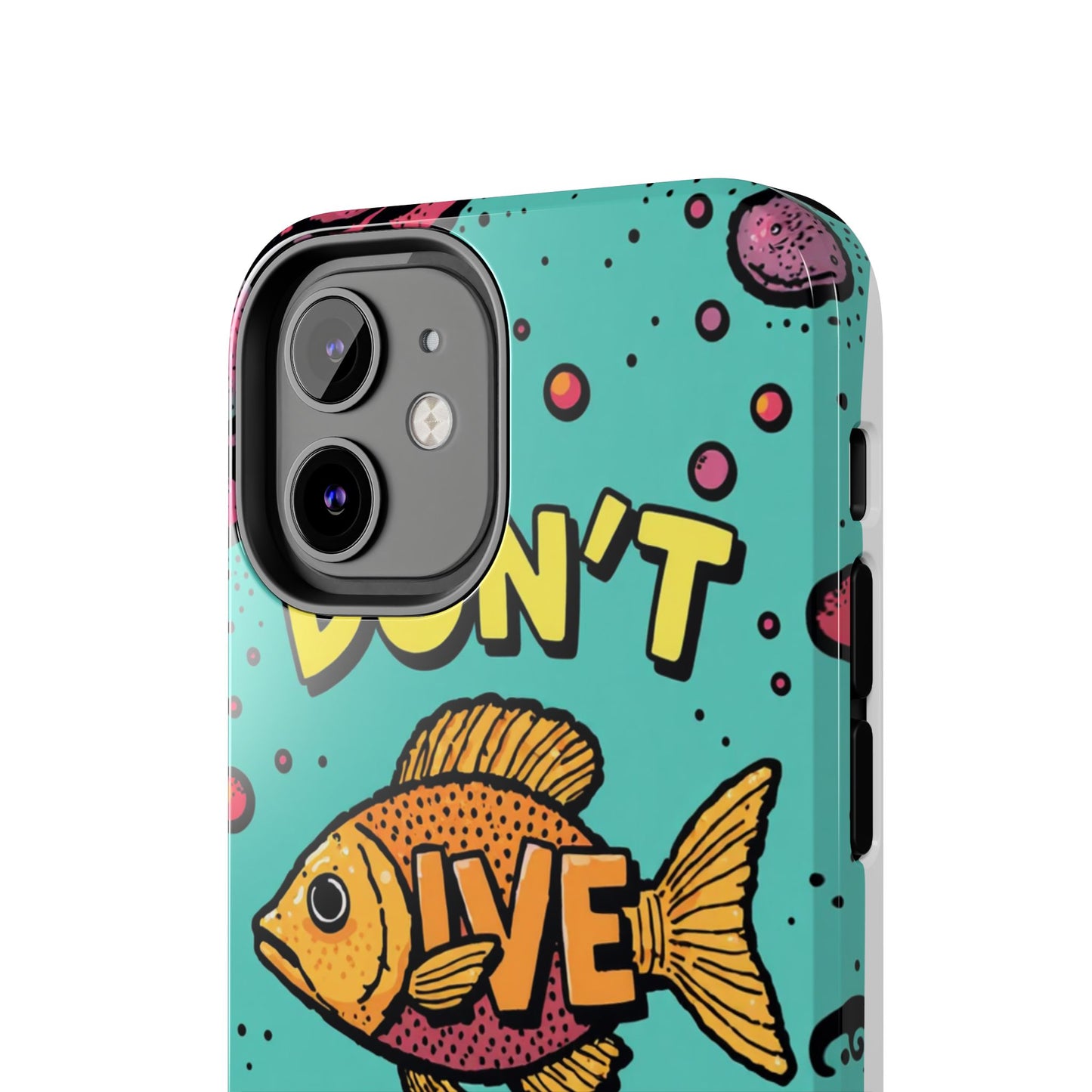 Catchy Fish-Themed Tough Phone Cases, Unique Gift for Fish Lovers, Durable Protection for Phones, Fun Aquatic Design, Ideal for Holidays