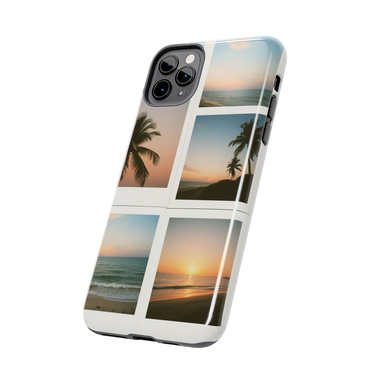 Tropical Sunset Tough Phone Case - Beach Vibes for Summer Adventures