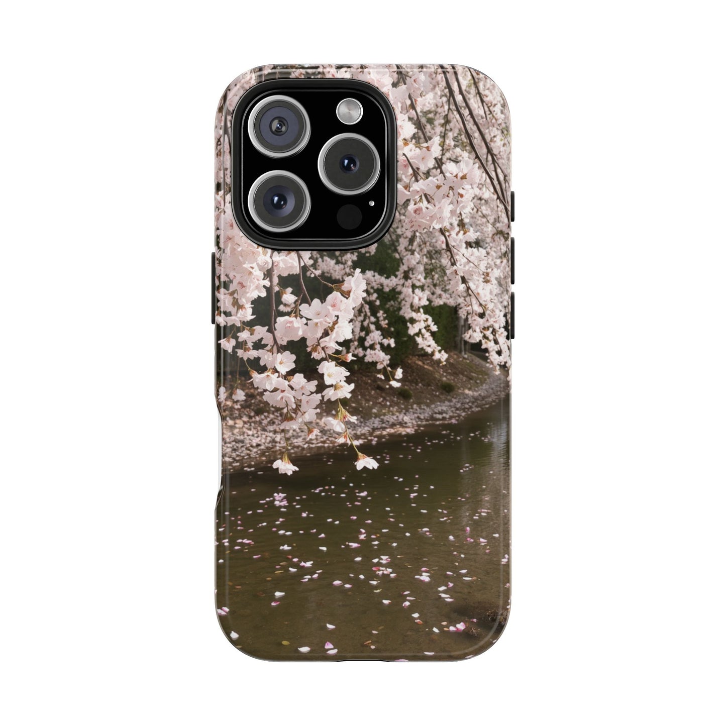Cherry Blossom Tough Phone Cases - Durable Protection with Floral Serenity