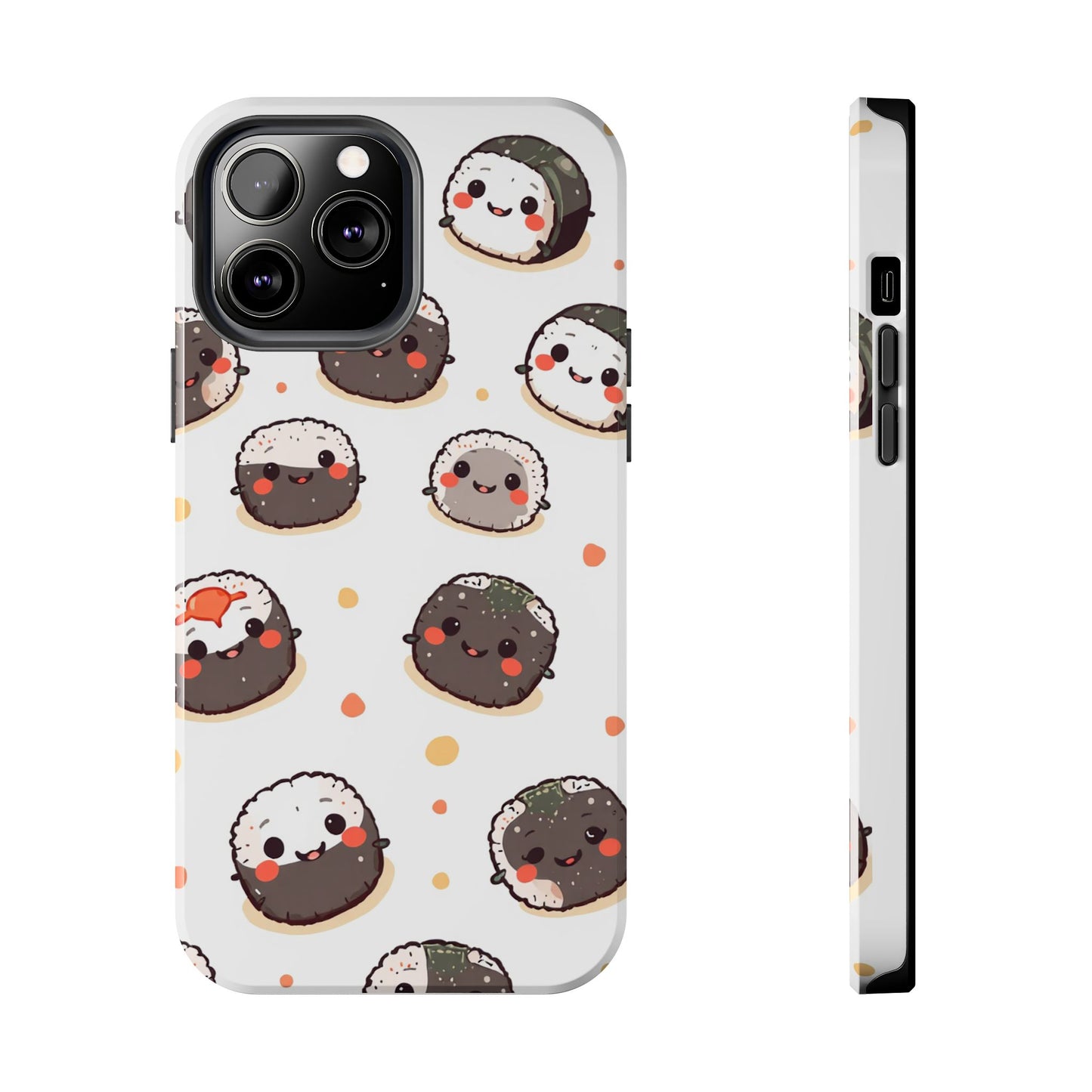 Cute Sushi Tough Phone Case - Kawaii Design for Food Lovers