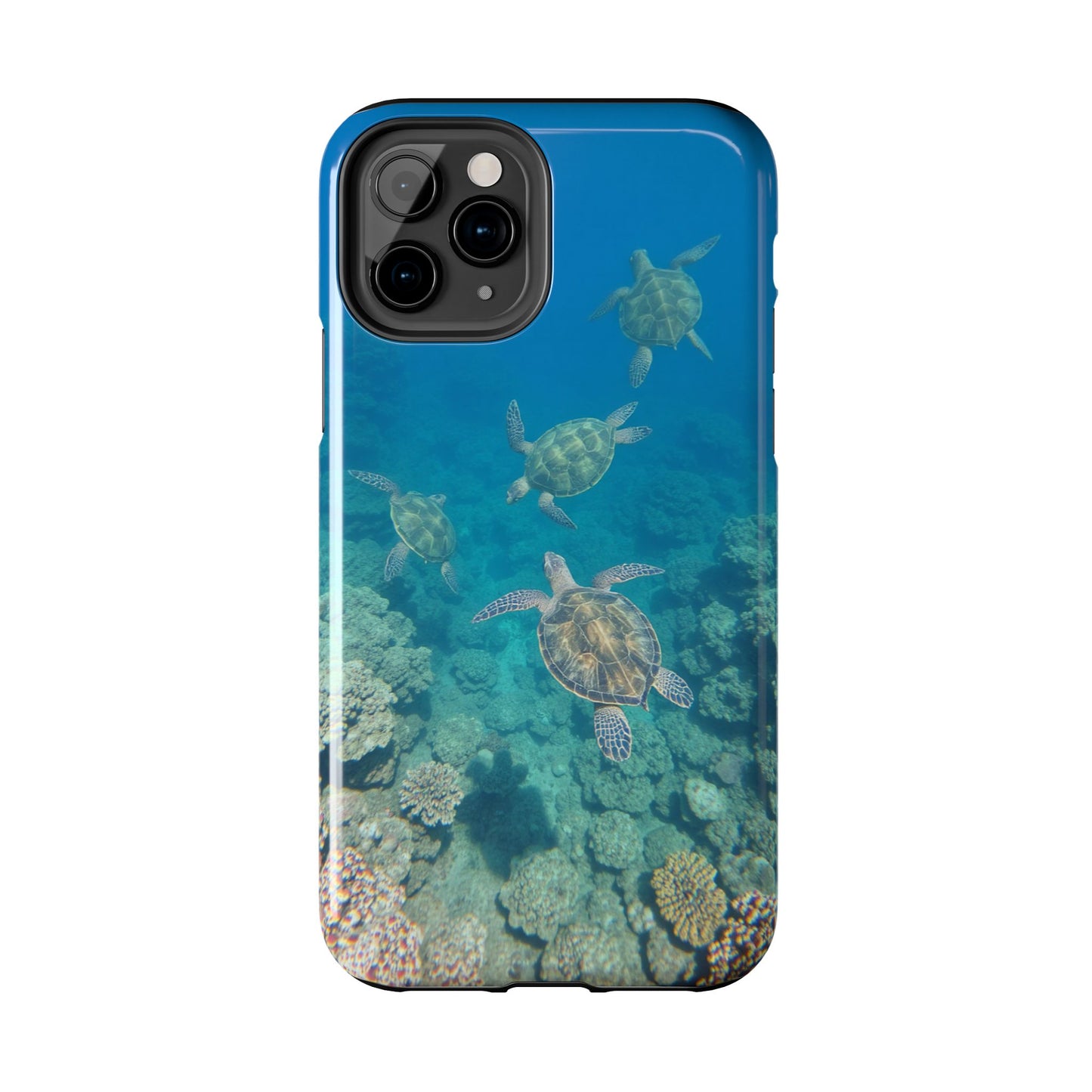 Ocean Turtle Tough Phone Cases - Durable Protection with Marine Art