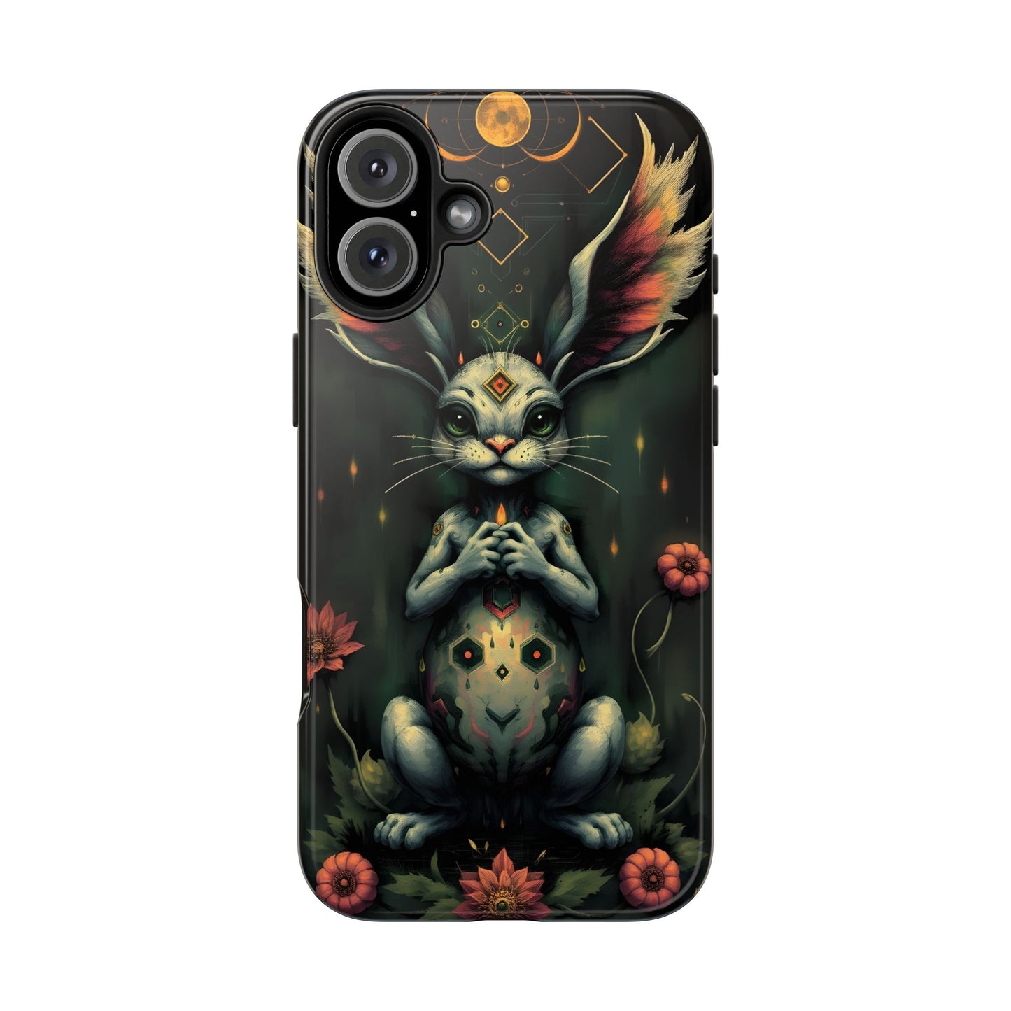 Artistic Rabbit Phone Cases - Unique and Durable Design of Mystical Bunny - for iPhone