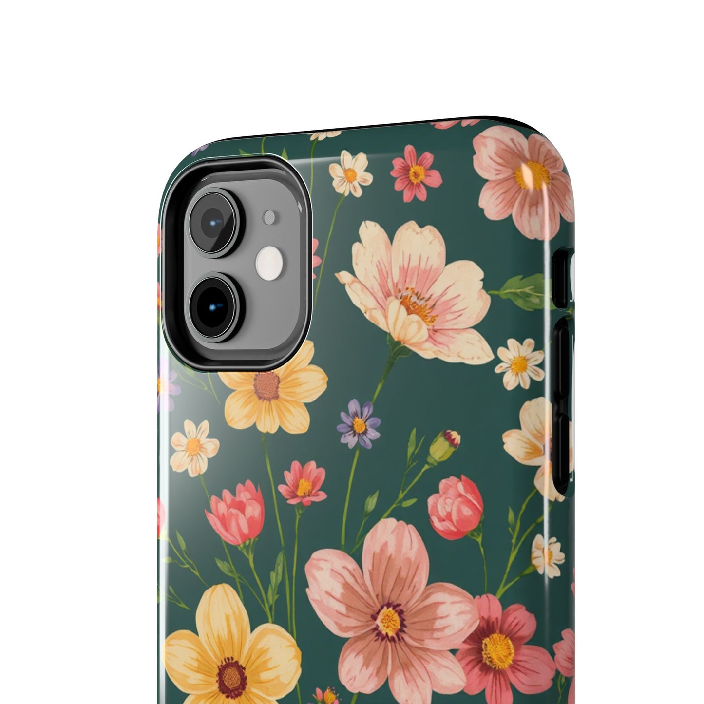 Vintage Spring Flowers Tough Phone Case - Durable Protection for iPhone